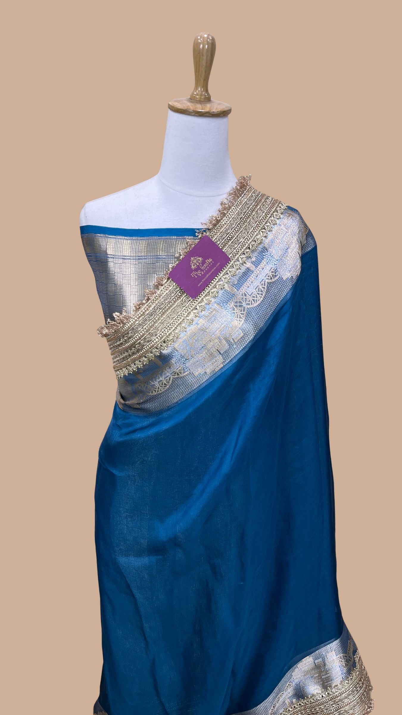 Pure Kora Tissue Silk Banarasi Saree