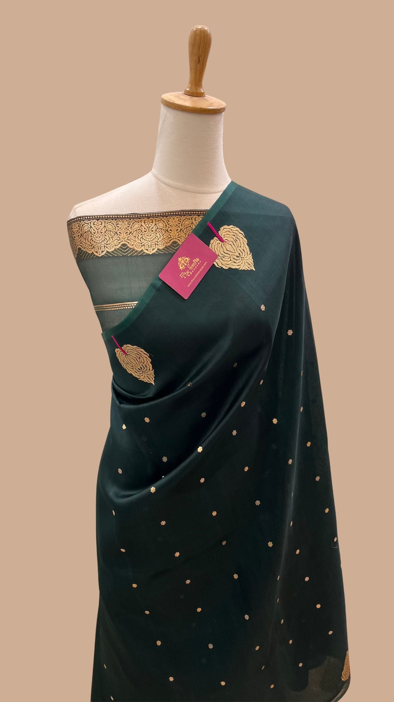 Pure Kora Silk Handloom Banarasi Saree