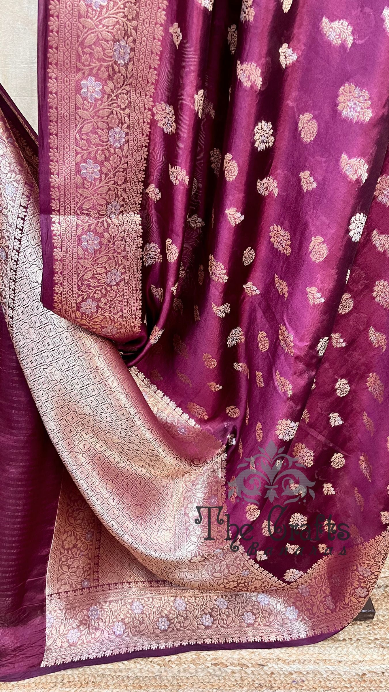 Pure Mango Silk Banarasi Saree