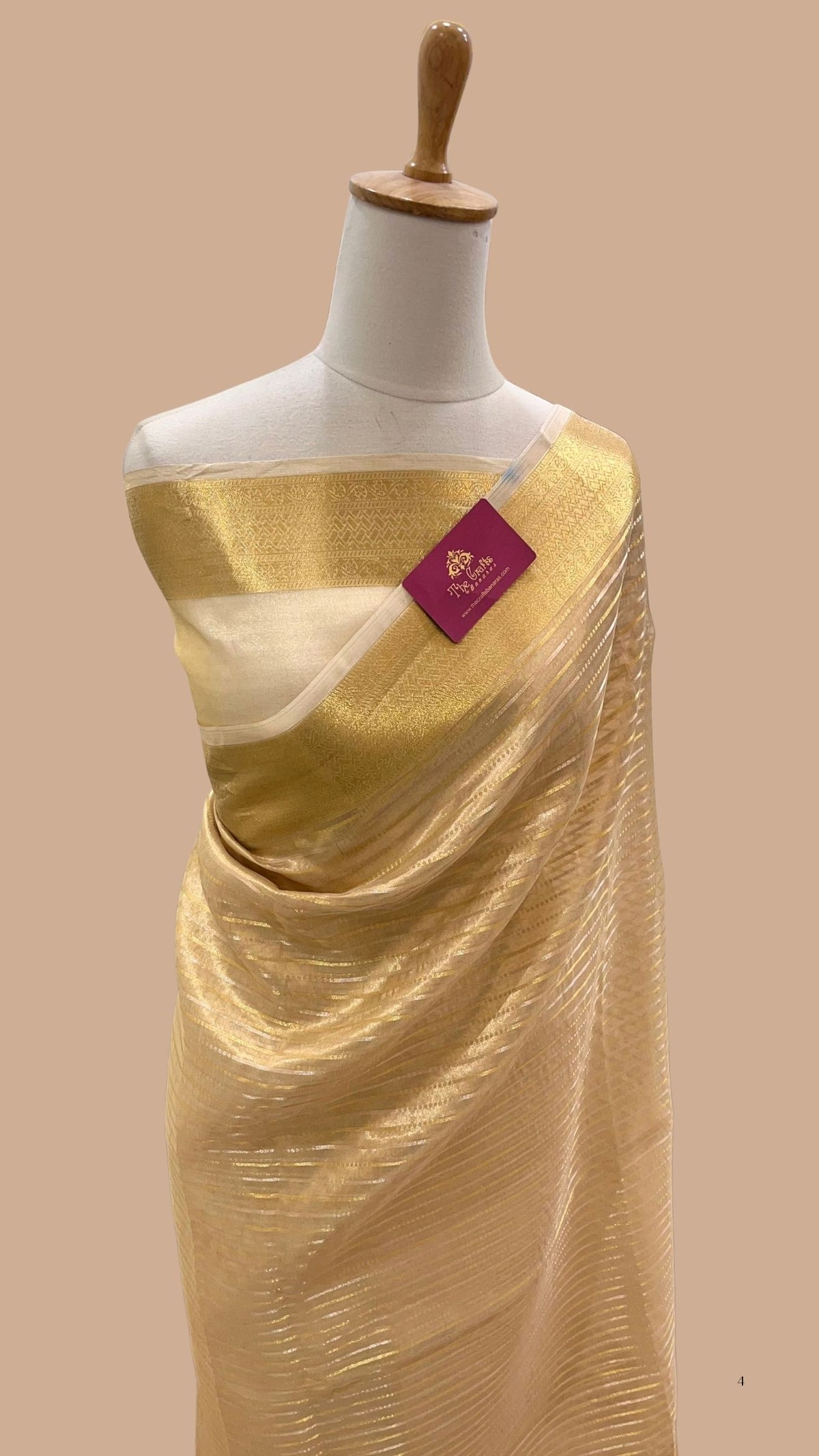Pure Kora Tissue Silk Banarasi Saree