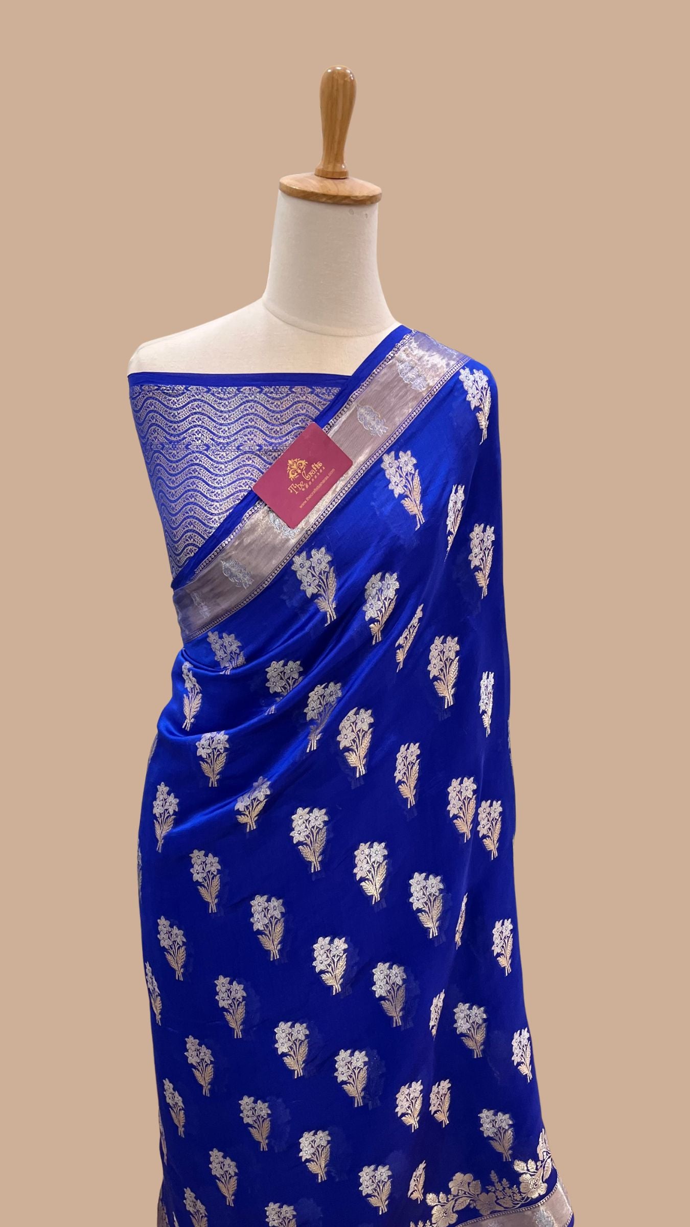 Pure Mango Silk Banarasi Saree
