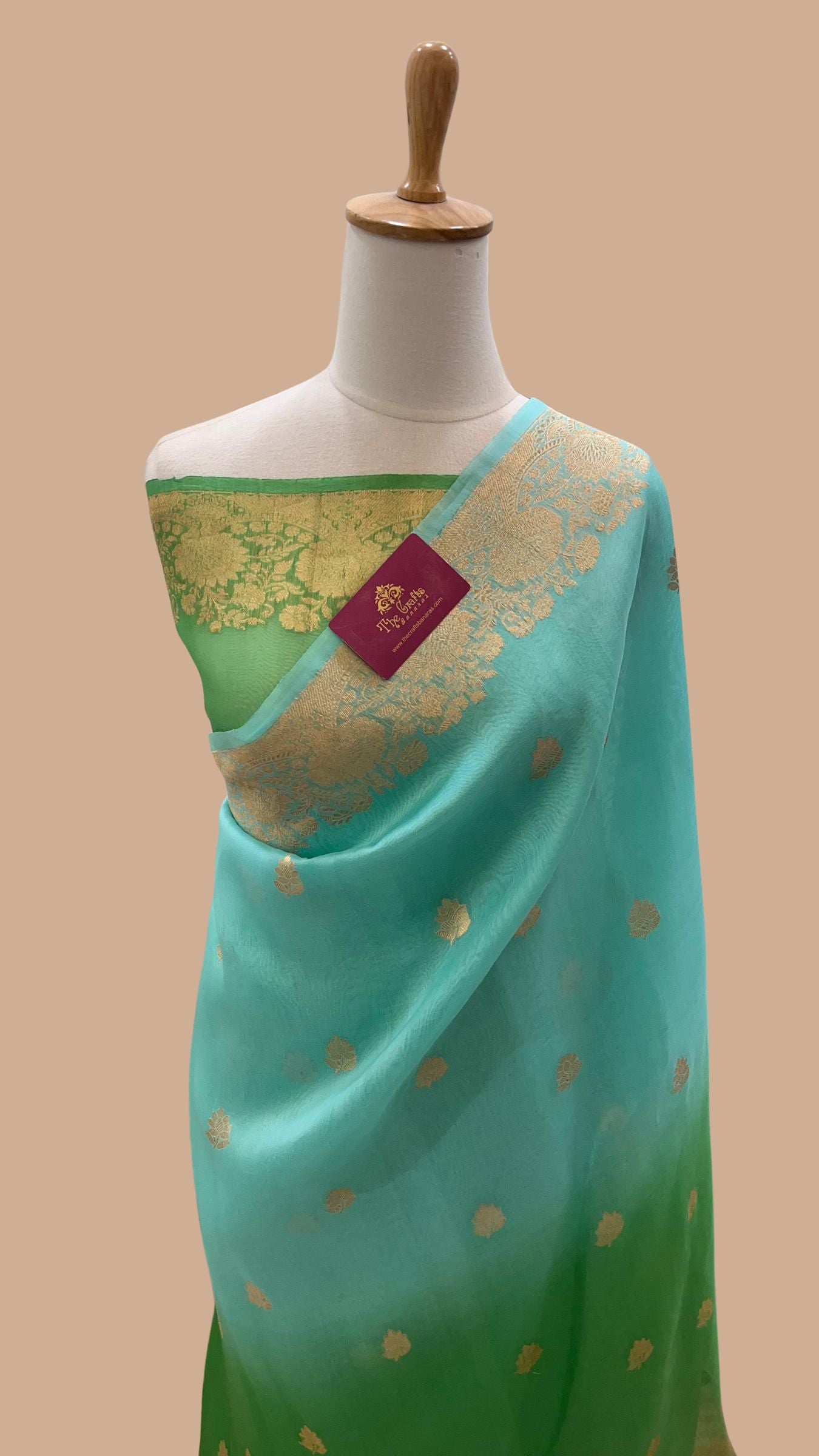 Pure Kora Silk Handloom Banarasi Saree