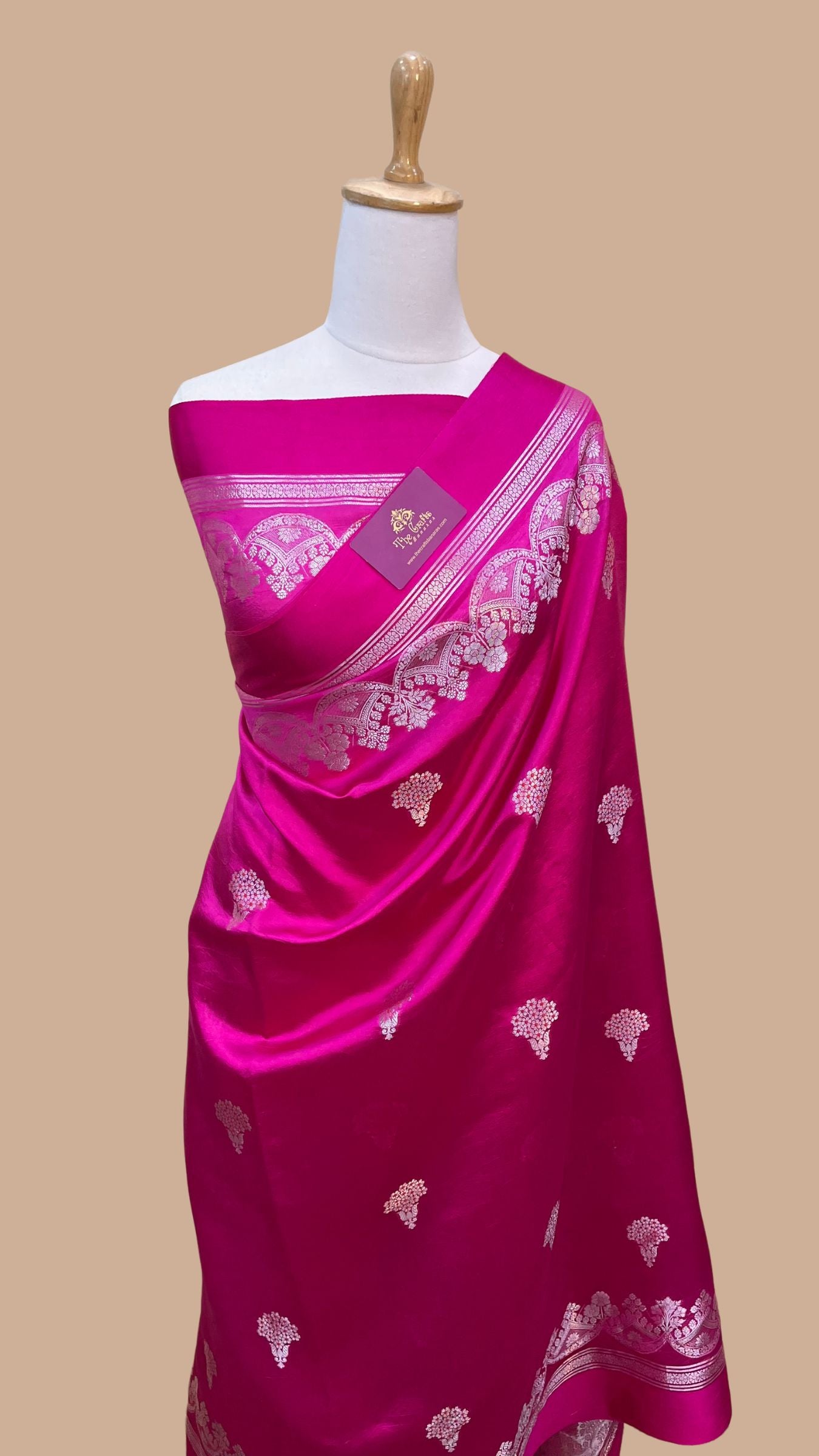 Pure Mango Silk Handloom Banarasi Saree