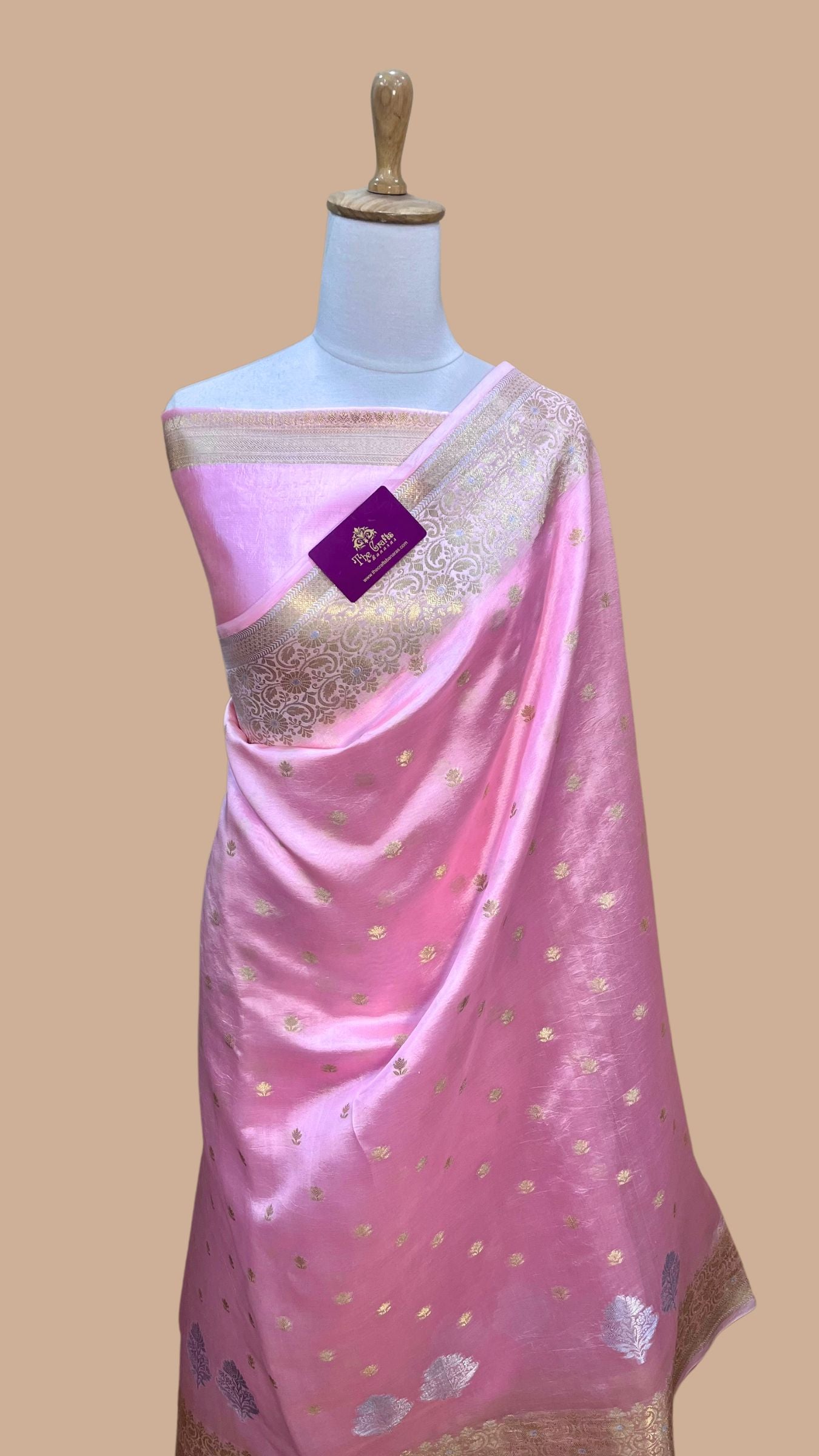 Pure Mango Silk Handloom Banarasi Saree