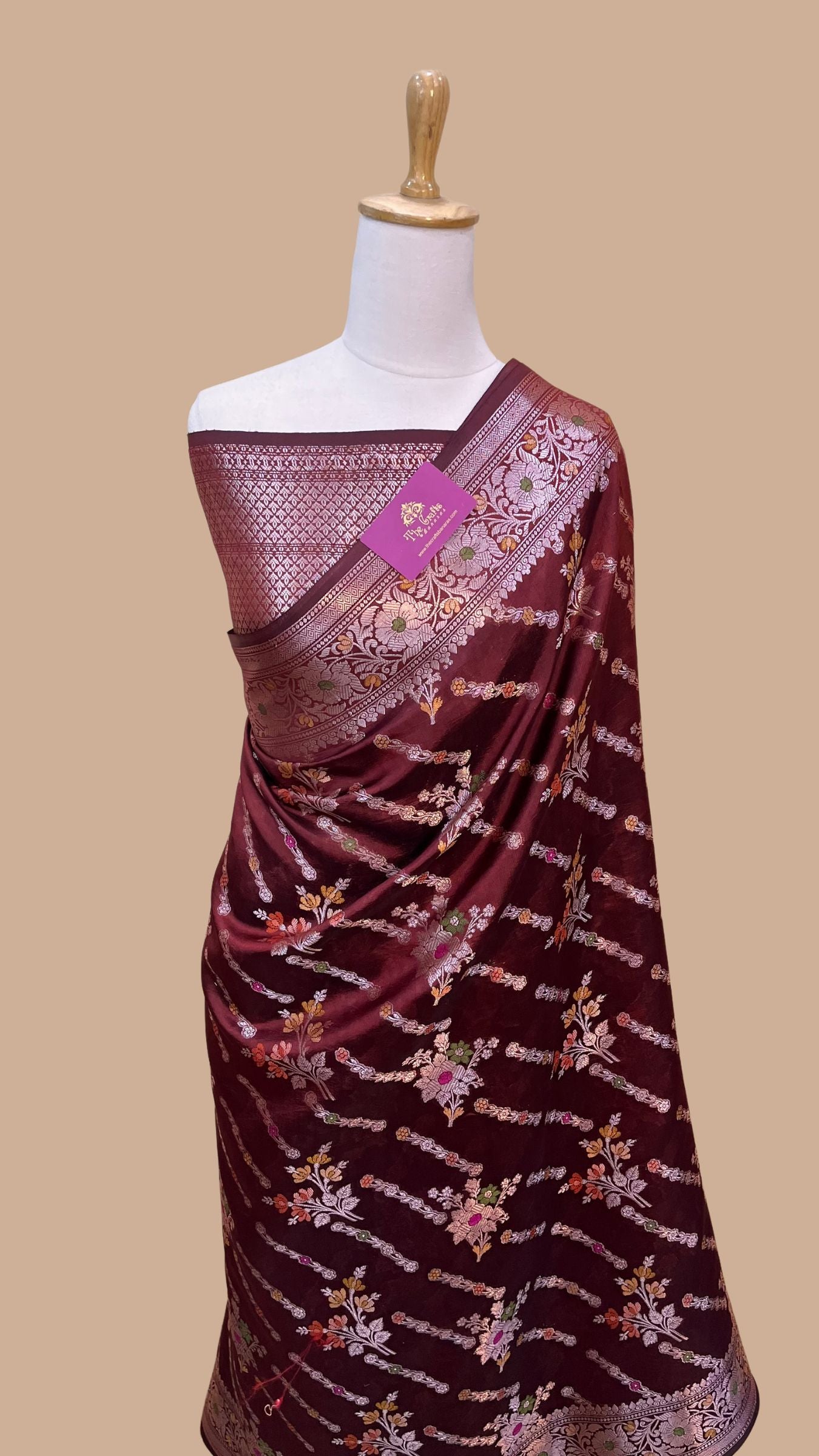 Pure Mango Silk Banarasi Saree