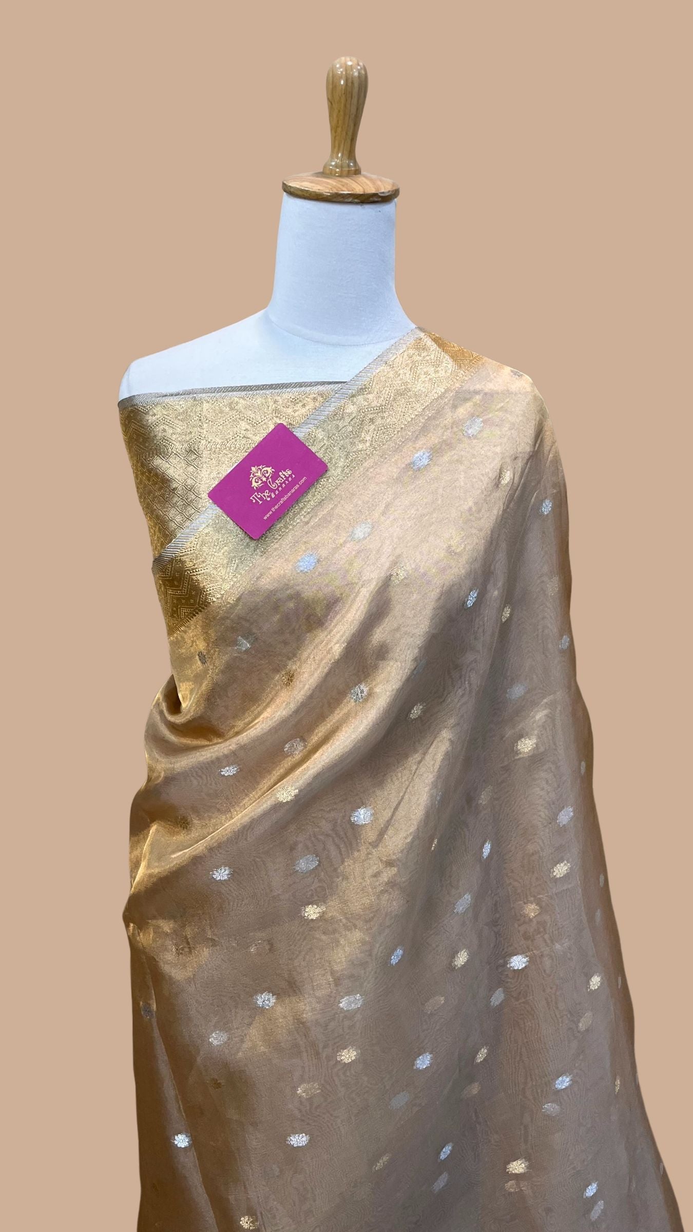 Pure Kora Tissue Silk Banarasi Saree