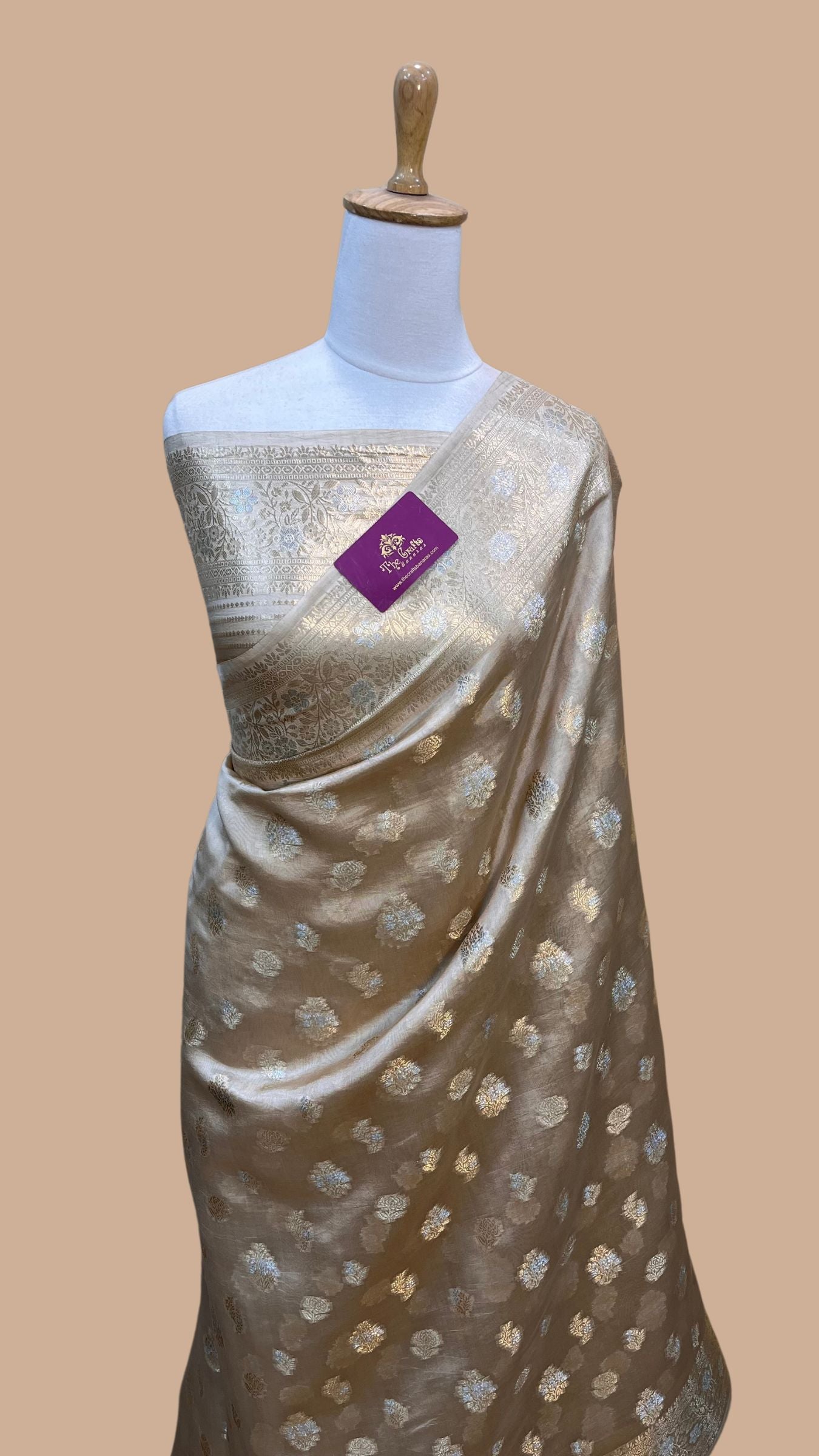 Pure Mango Silk Banarasi Saree