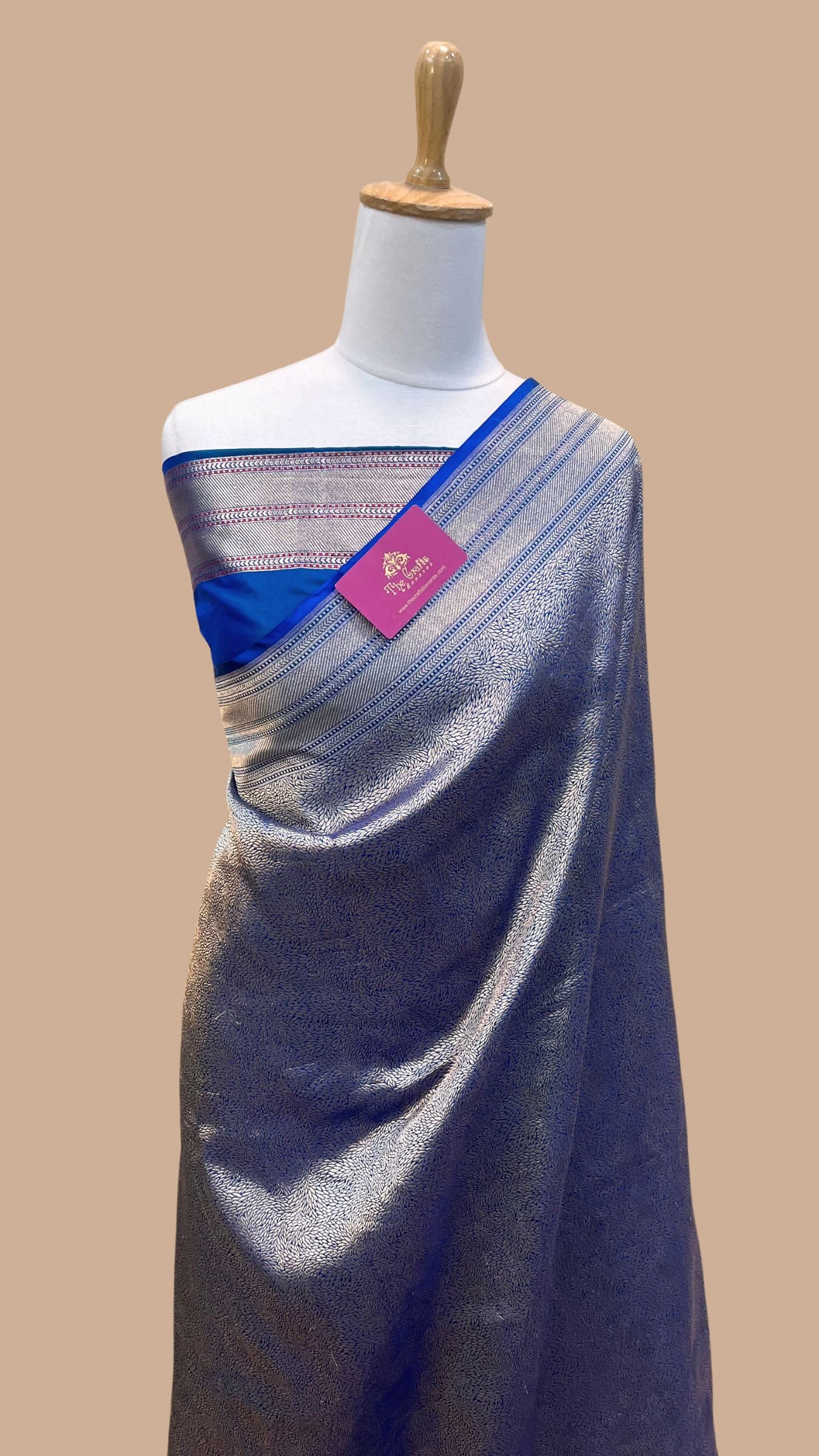 Pure Katan Silk Handloom Banarasi Saree - Tanchui Brocade