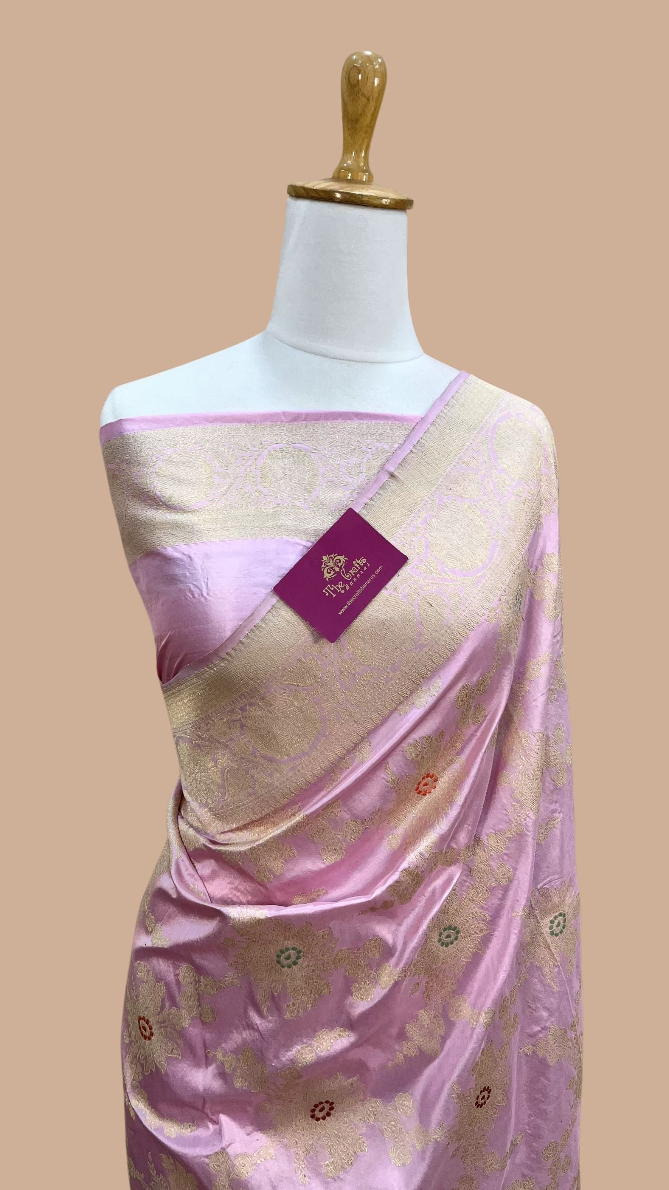 Pure Katan Silk Handloom Banarasi Saree - Kadhua jangla