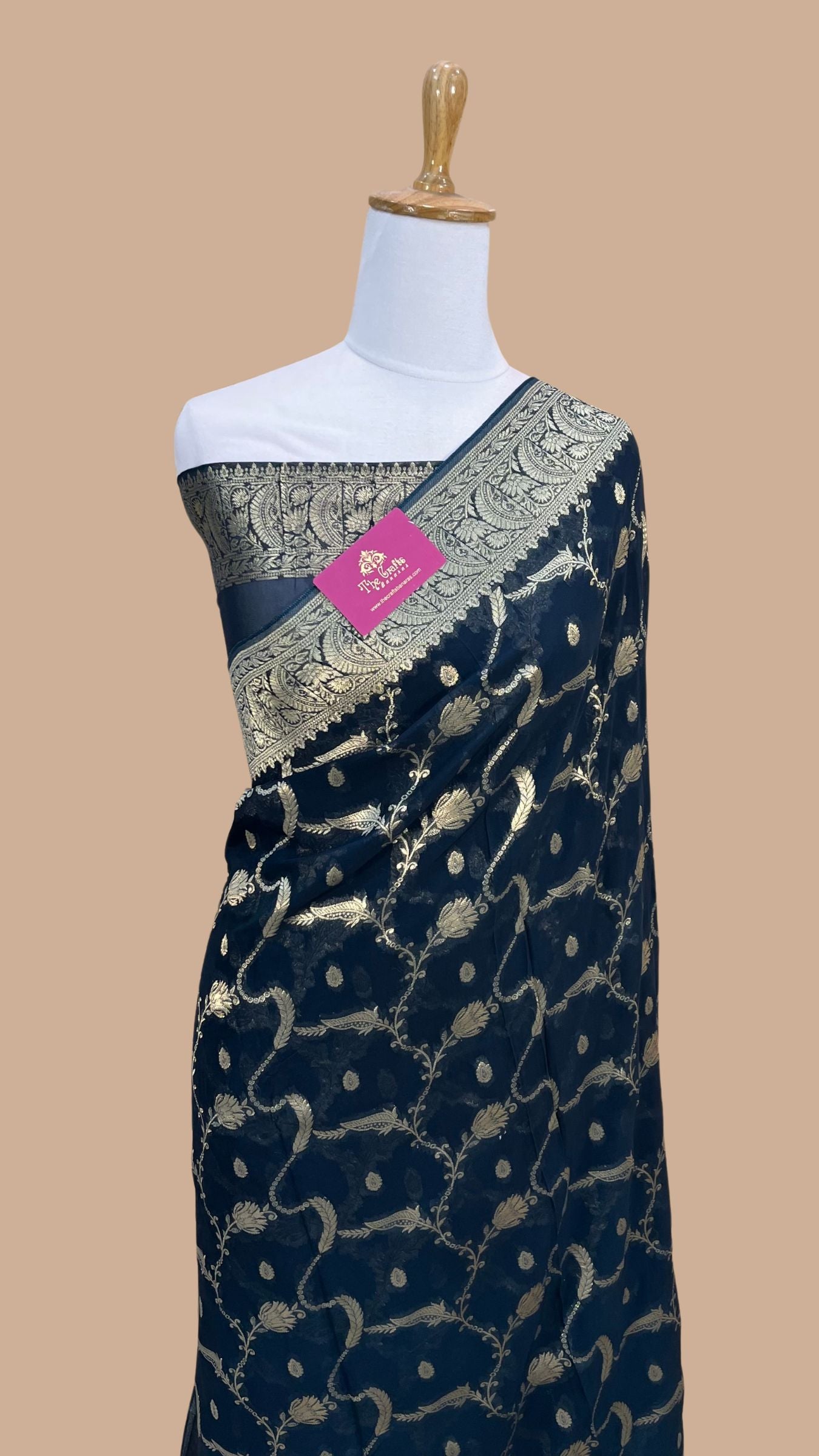 Pure Viscose Georgette Banarasi Saree