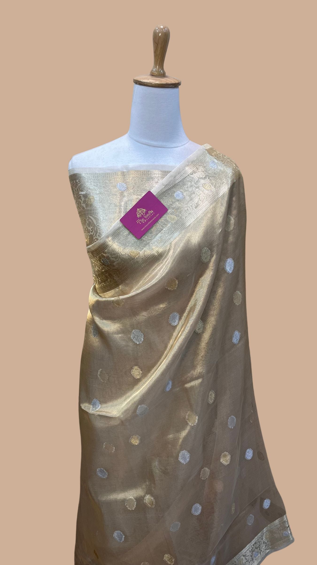 Pure Kora Silk Handloom Banarasi Saree