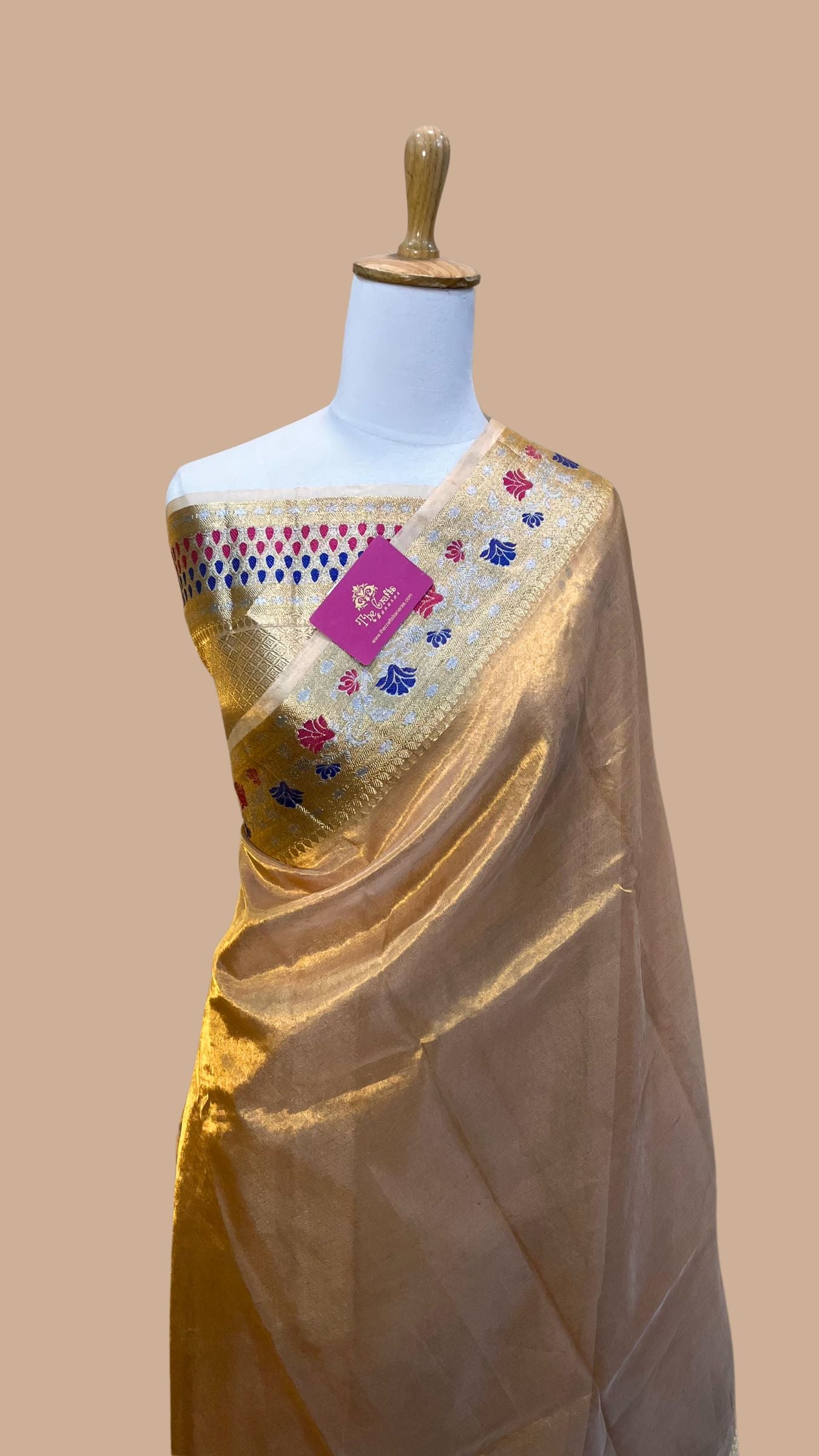 Pure Kora Tissue Silk Banarasi Saree