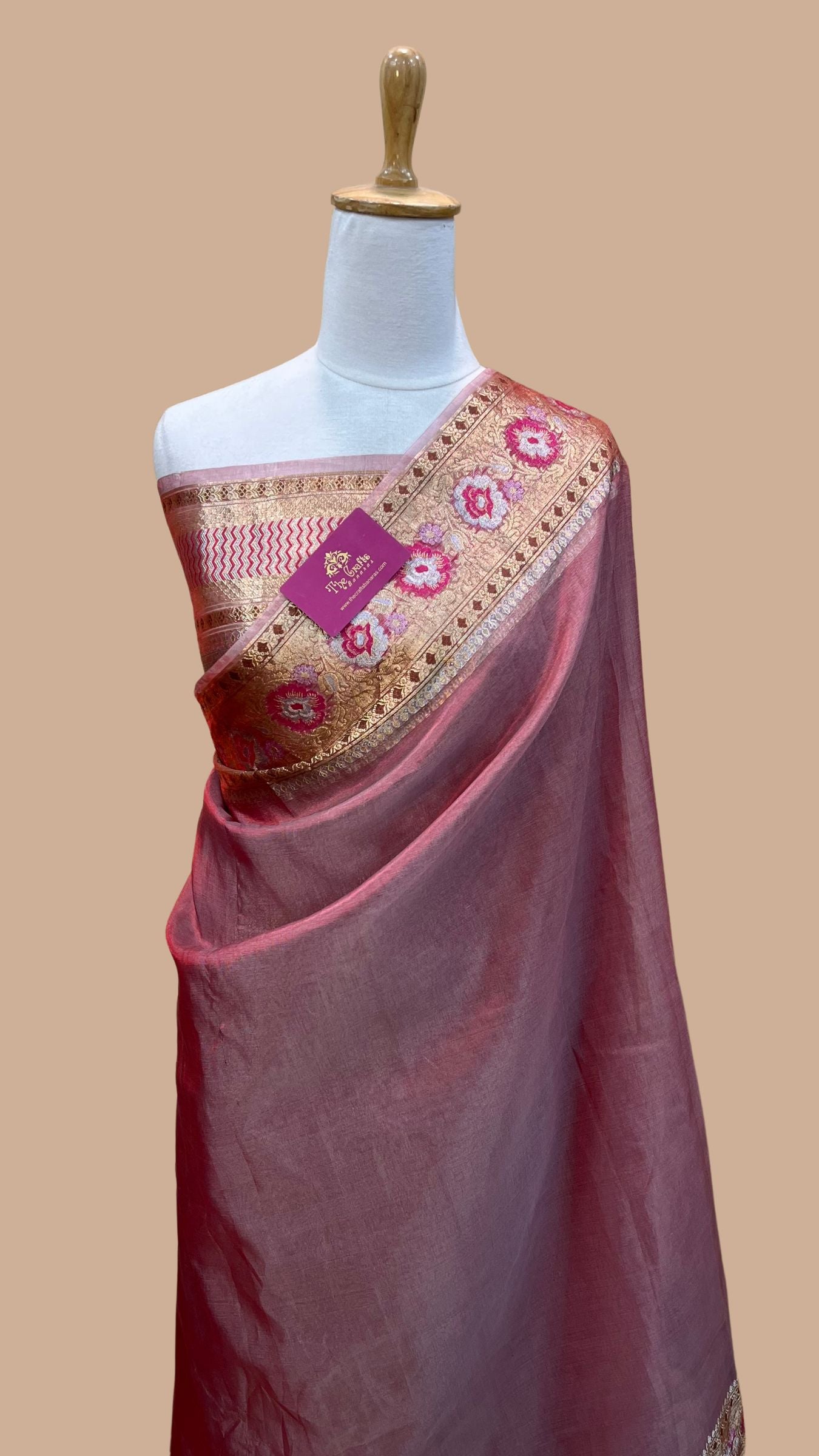 Pure Kora Tissue Silk Banarasi Saree