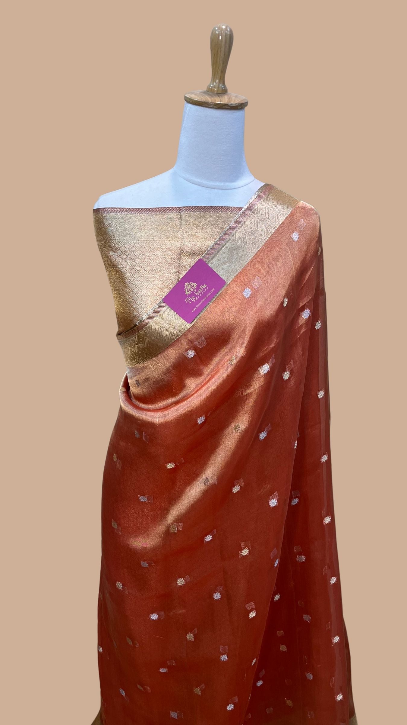Pure Tissue Silk Handloom Banarasi Saree