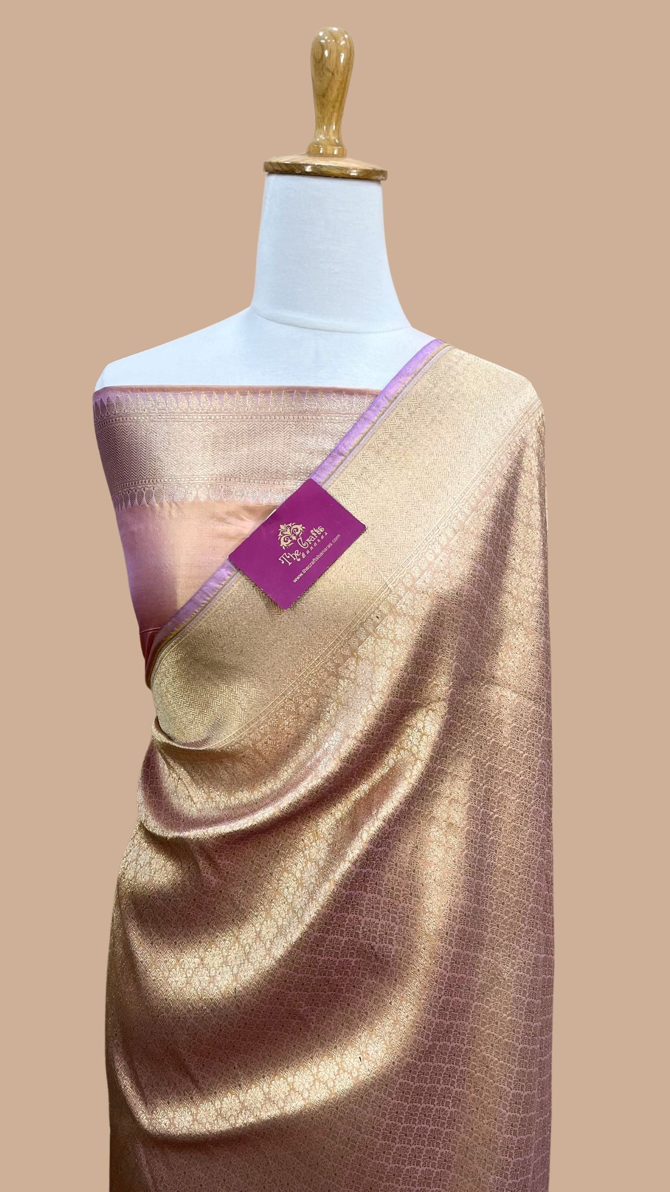 Pure Katan Silk Handloom Banarasi Saree - Tanchui Brocade