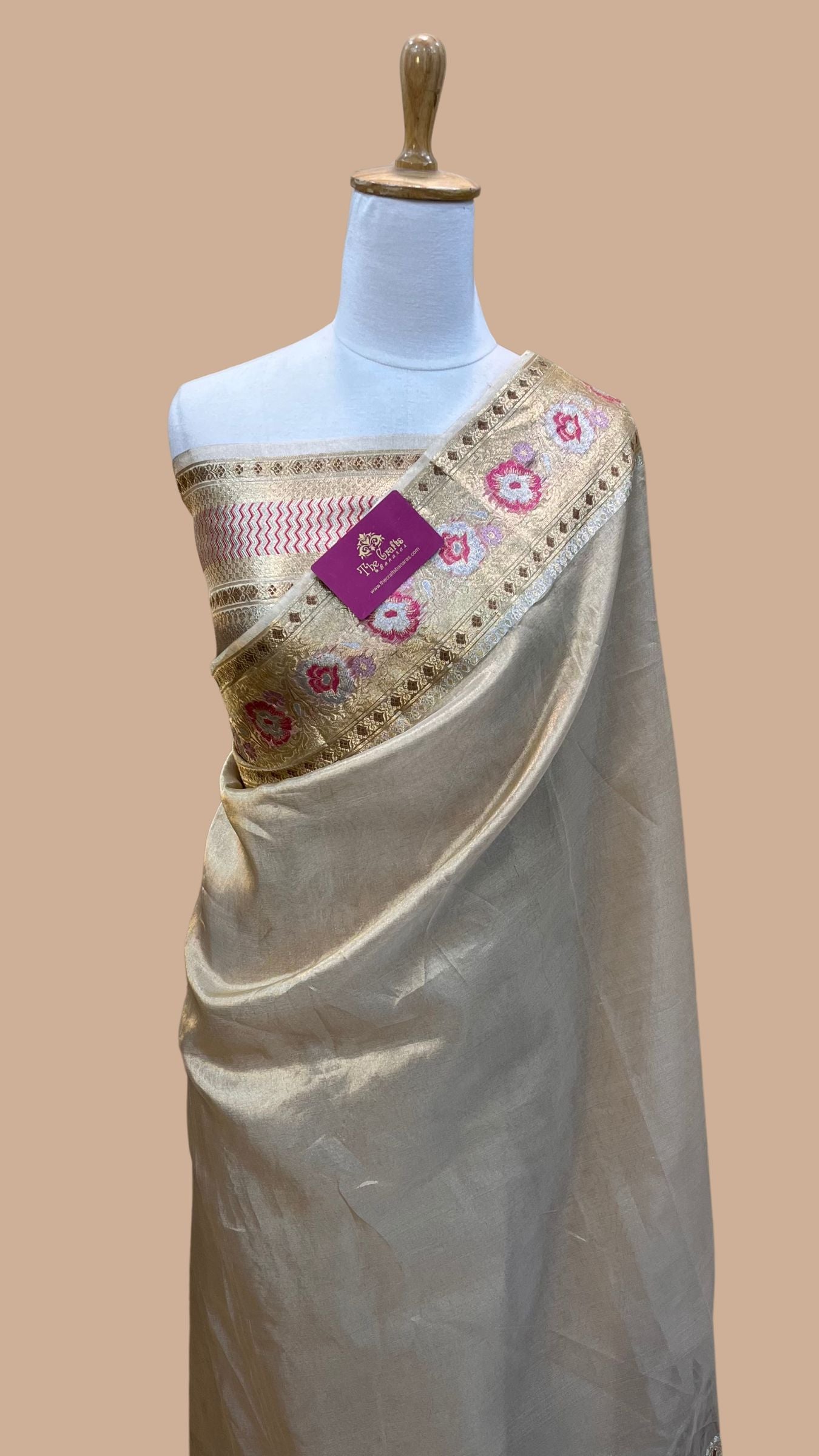 Pure Kora Tissue Silk Banarasi Saree