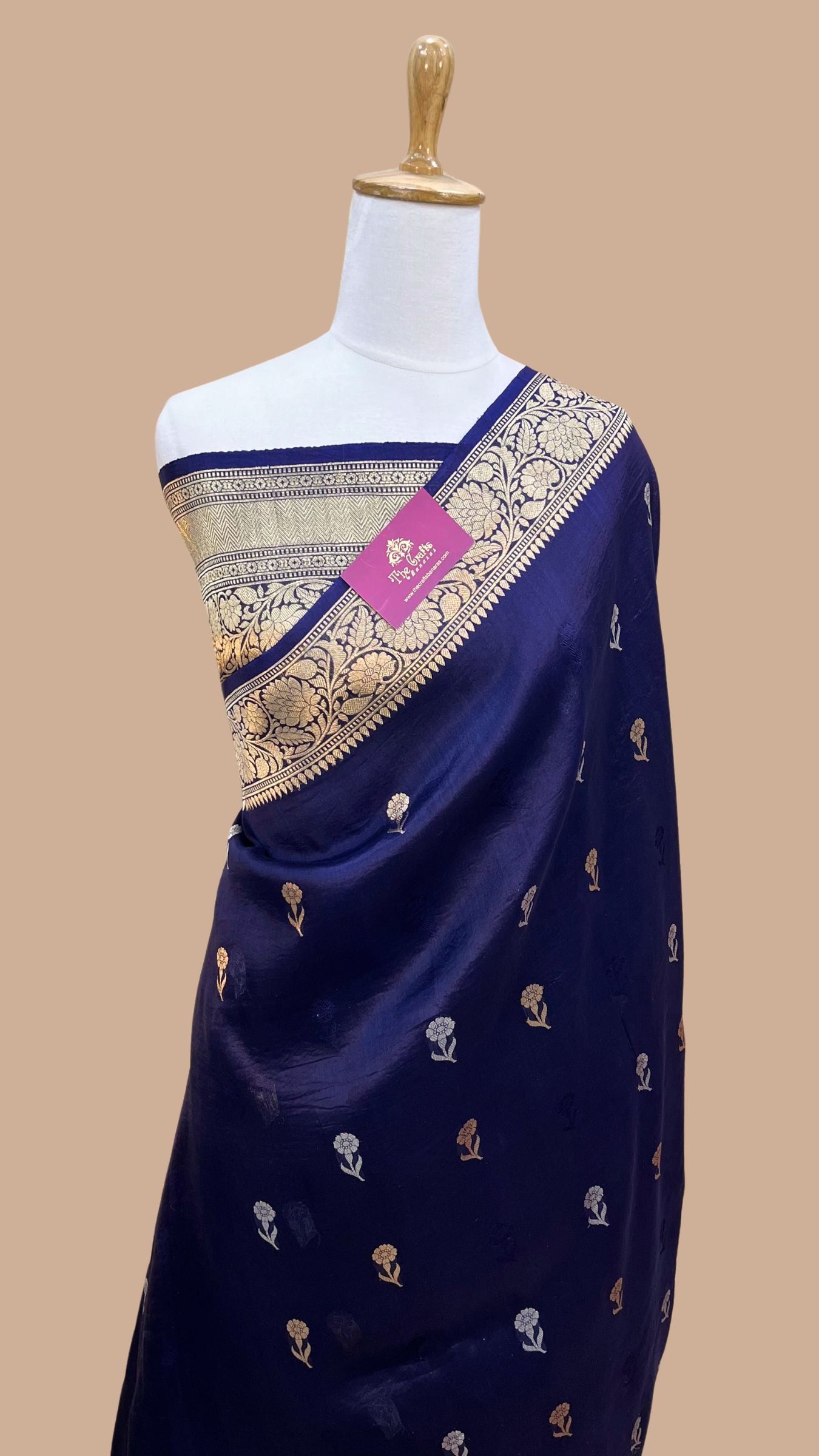 Pure Kora Silk Handloom Banarasi Saree