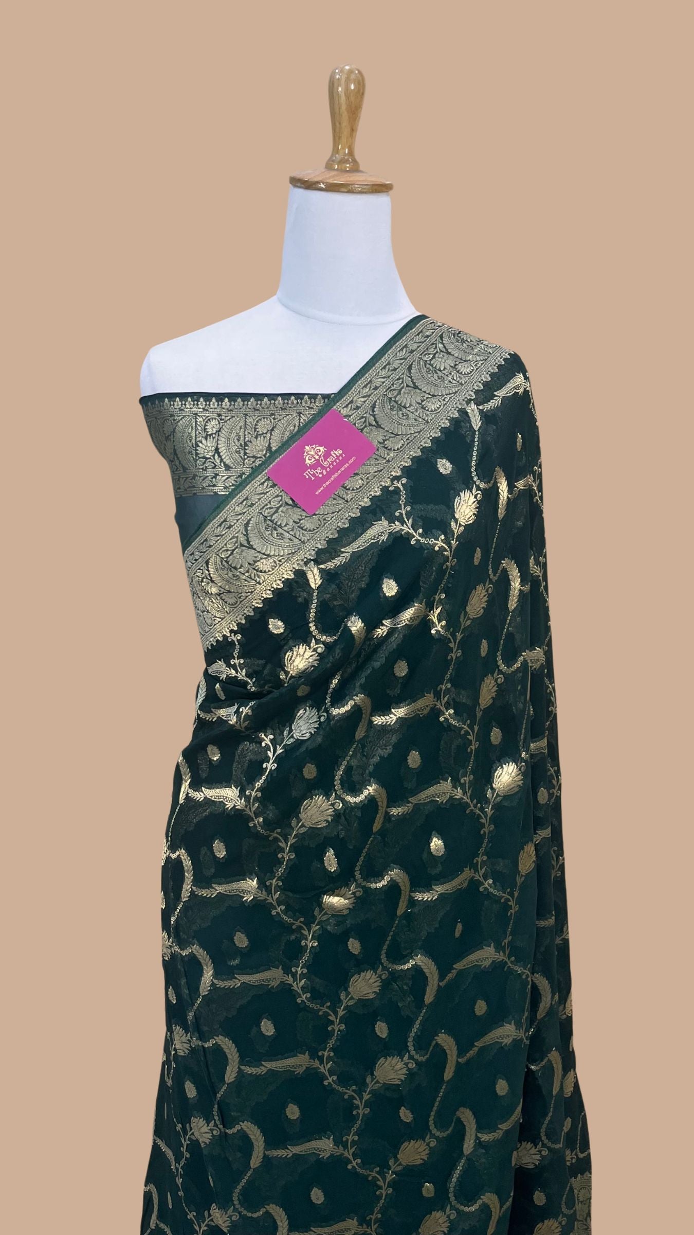 Pure Viscose Georgette Banarasi Saree