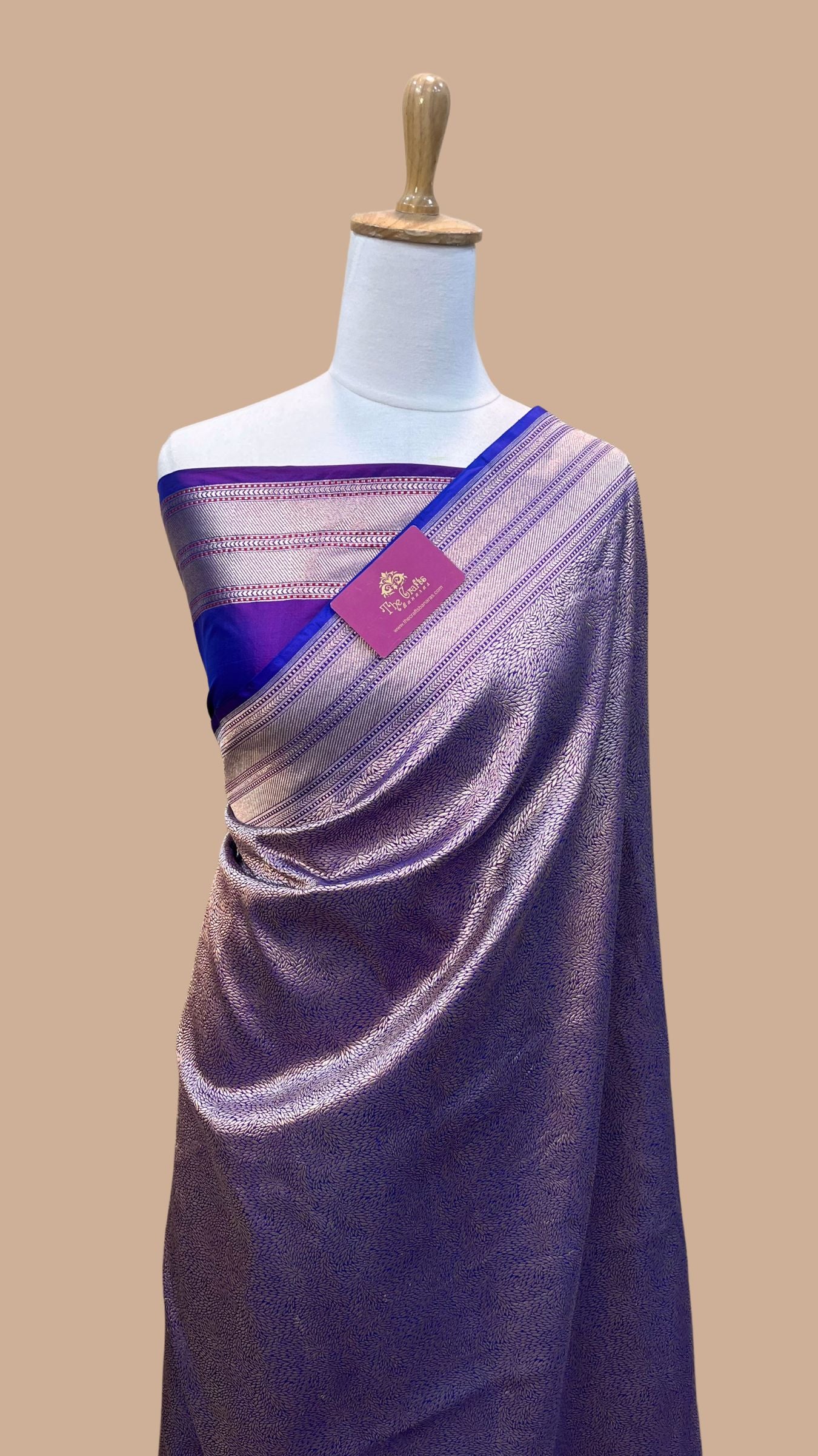 Pure Katan Silk Handloom Banarasi Saree - Tanchui Brocade
