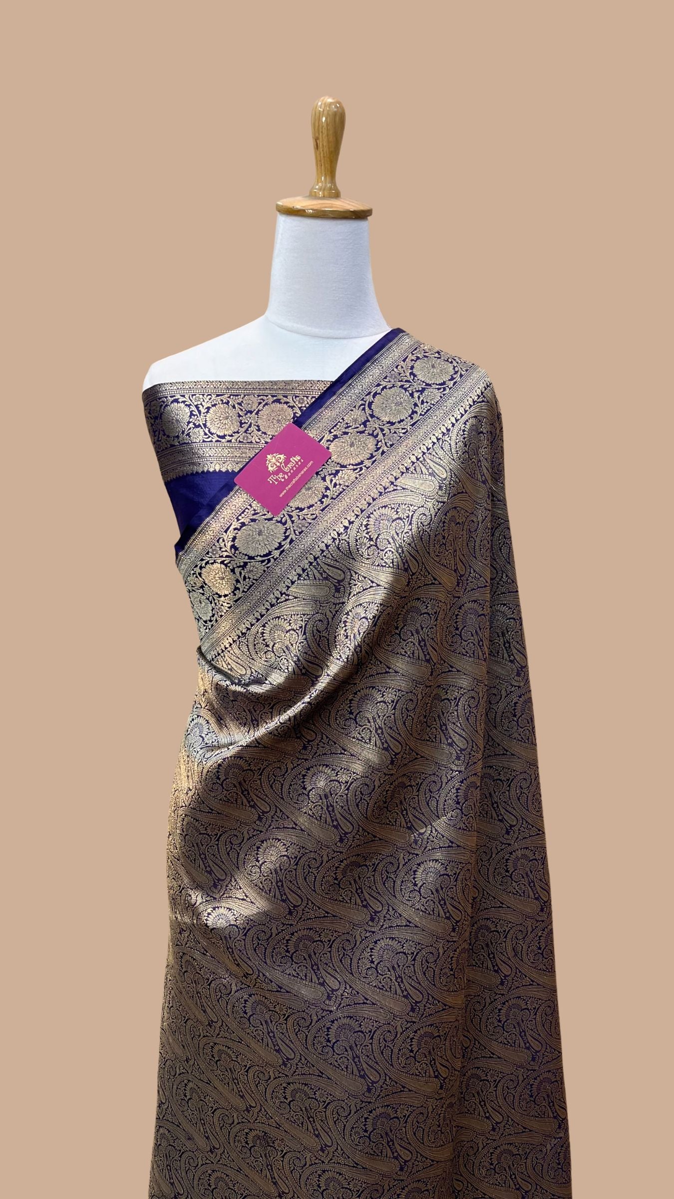 Pure Katan Silk Handloom Banarasi Saree - Tanchui Brocade