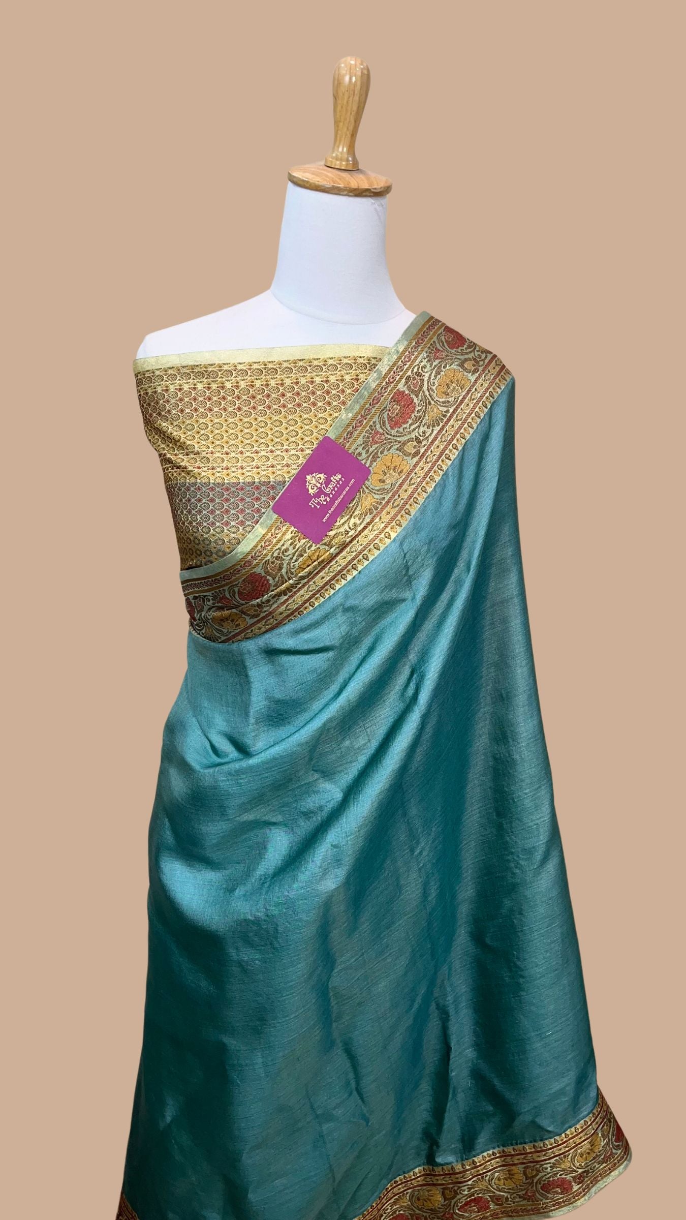 Pure Butter Crepe Banarasi Saree