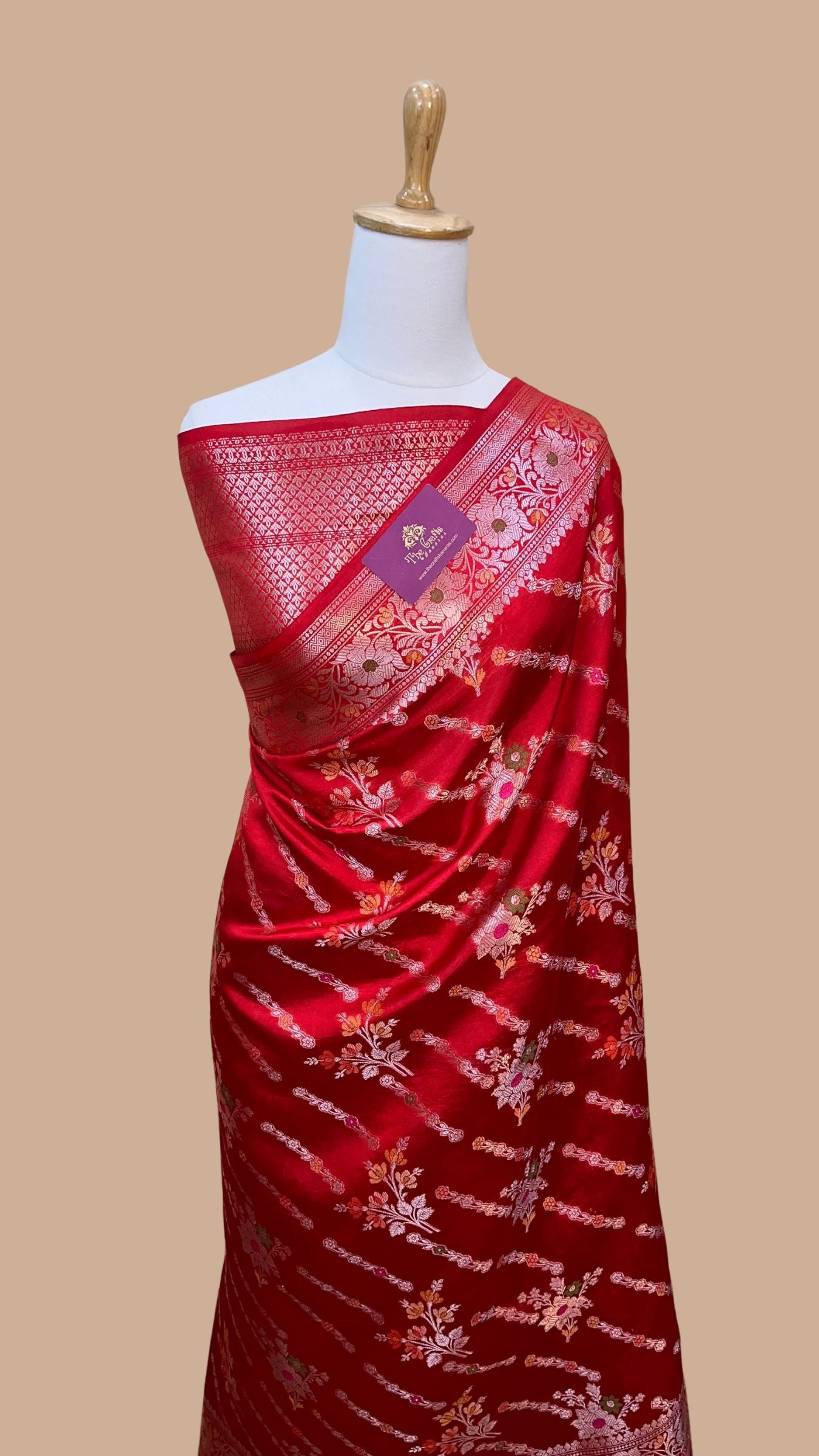 Pure Mango Silk Banarasi Saree