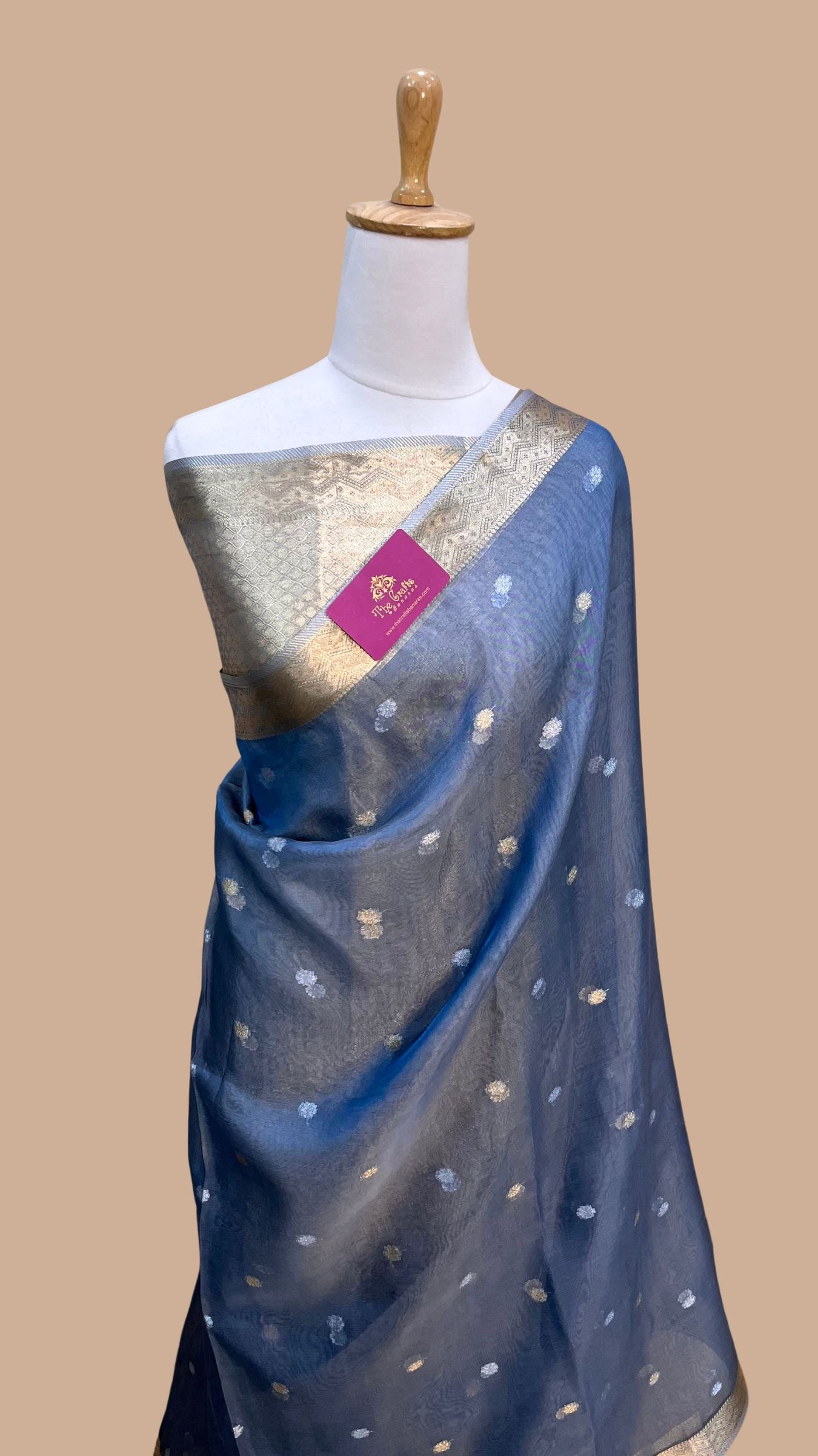 Pure Kora Tissue Silk Banarasi Saree