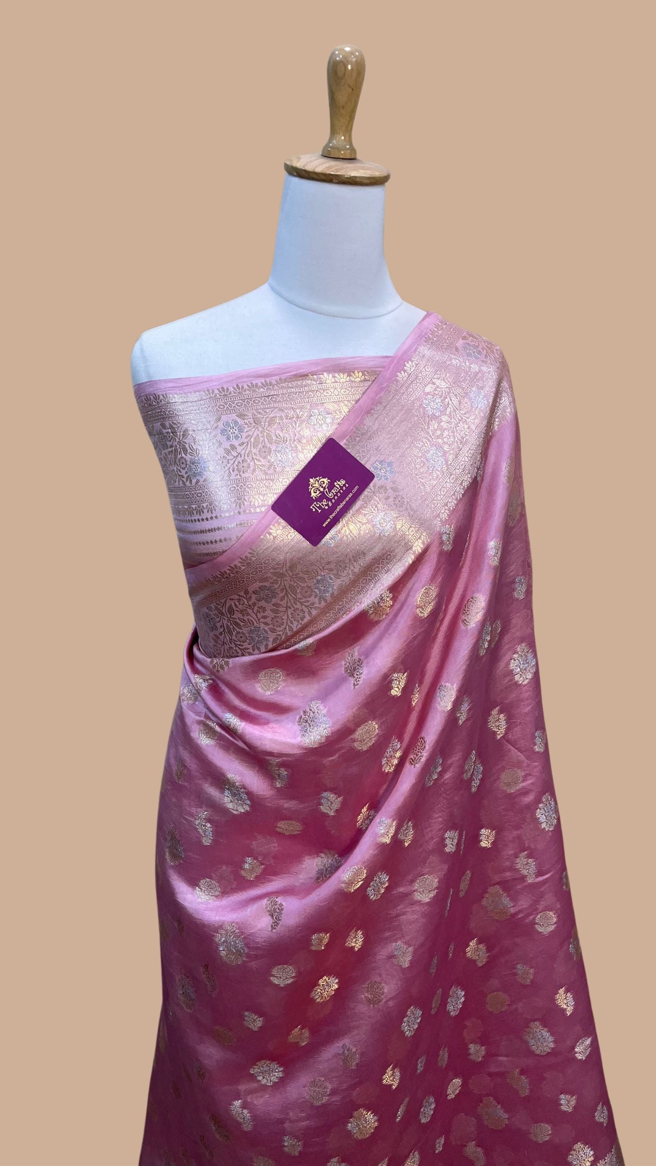 Pure Mango Silk Banarasi Saree