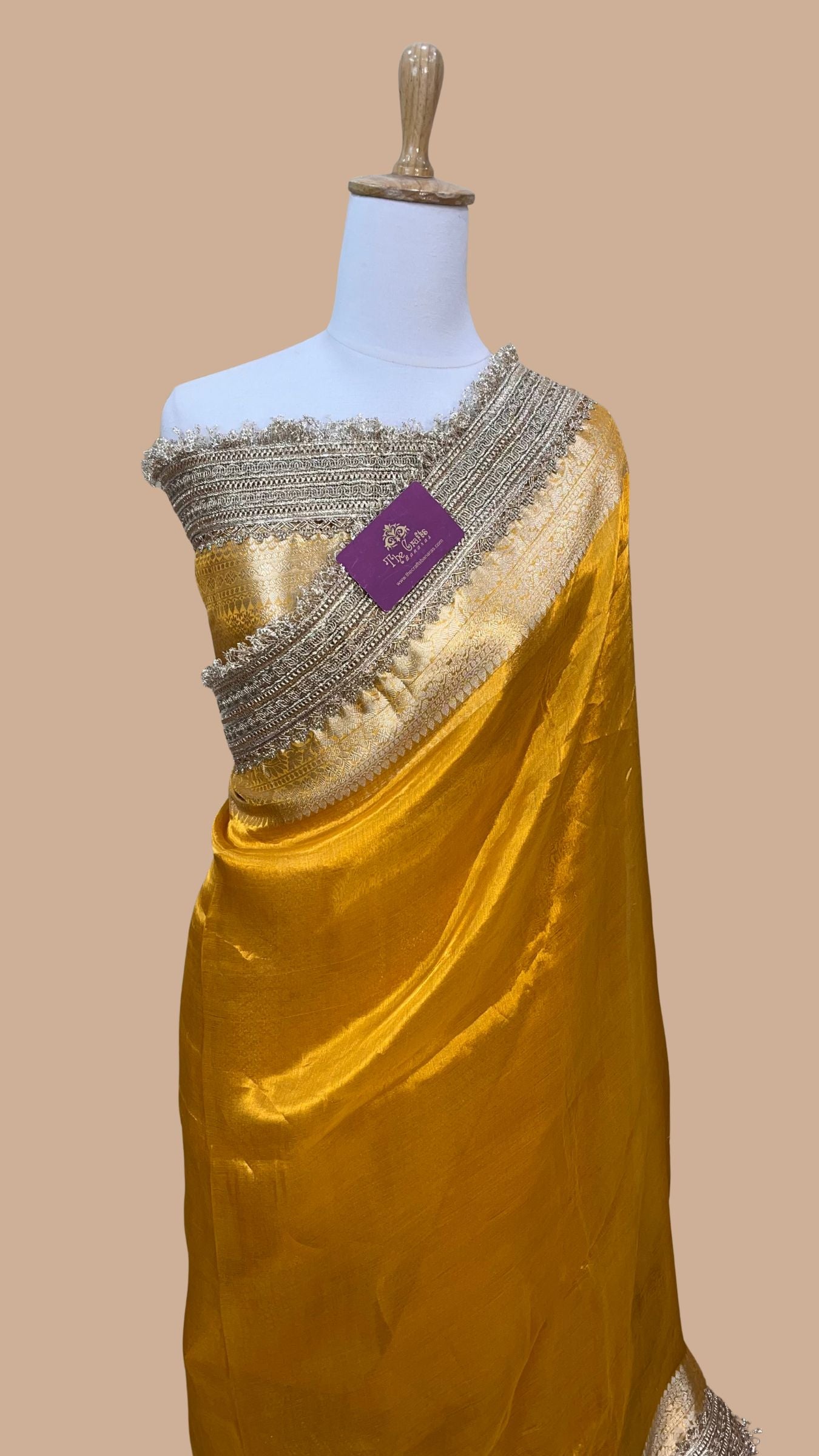 Pure Kora Tissue Silk Banarasi Saree