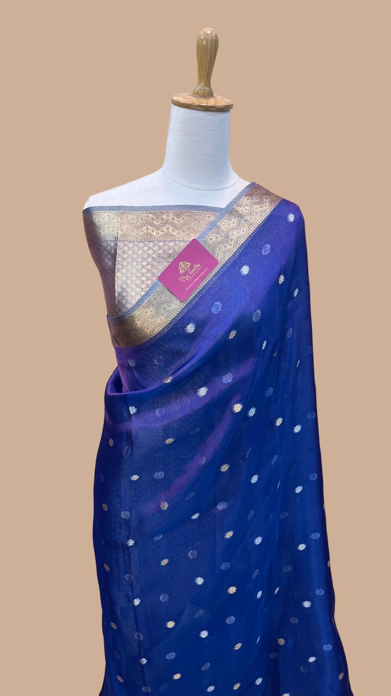 Pure Kora Silk Handloom Banarasi Saree