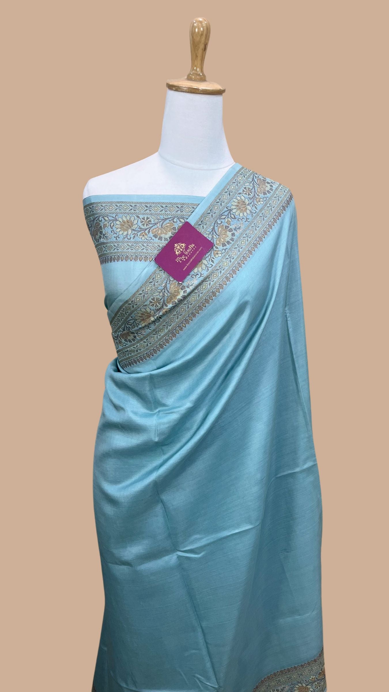 Pure Tussar Silk Banarasi Saree