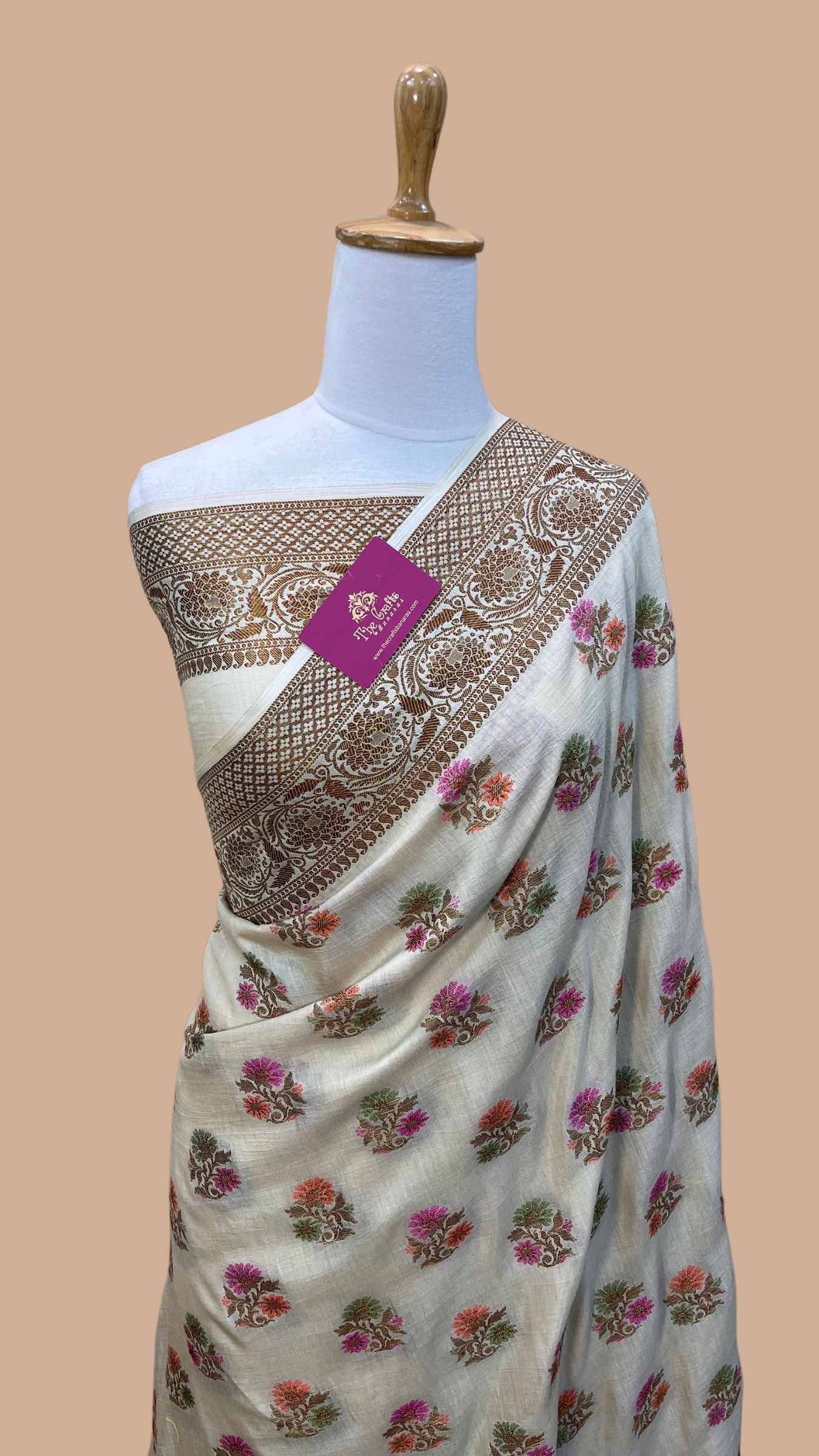 Pure Munga Silk Banarasi Saree