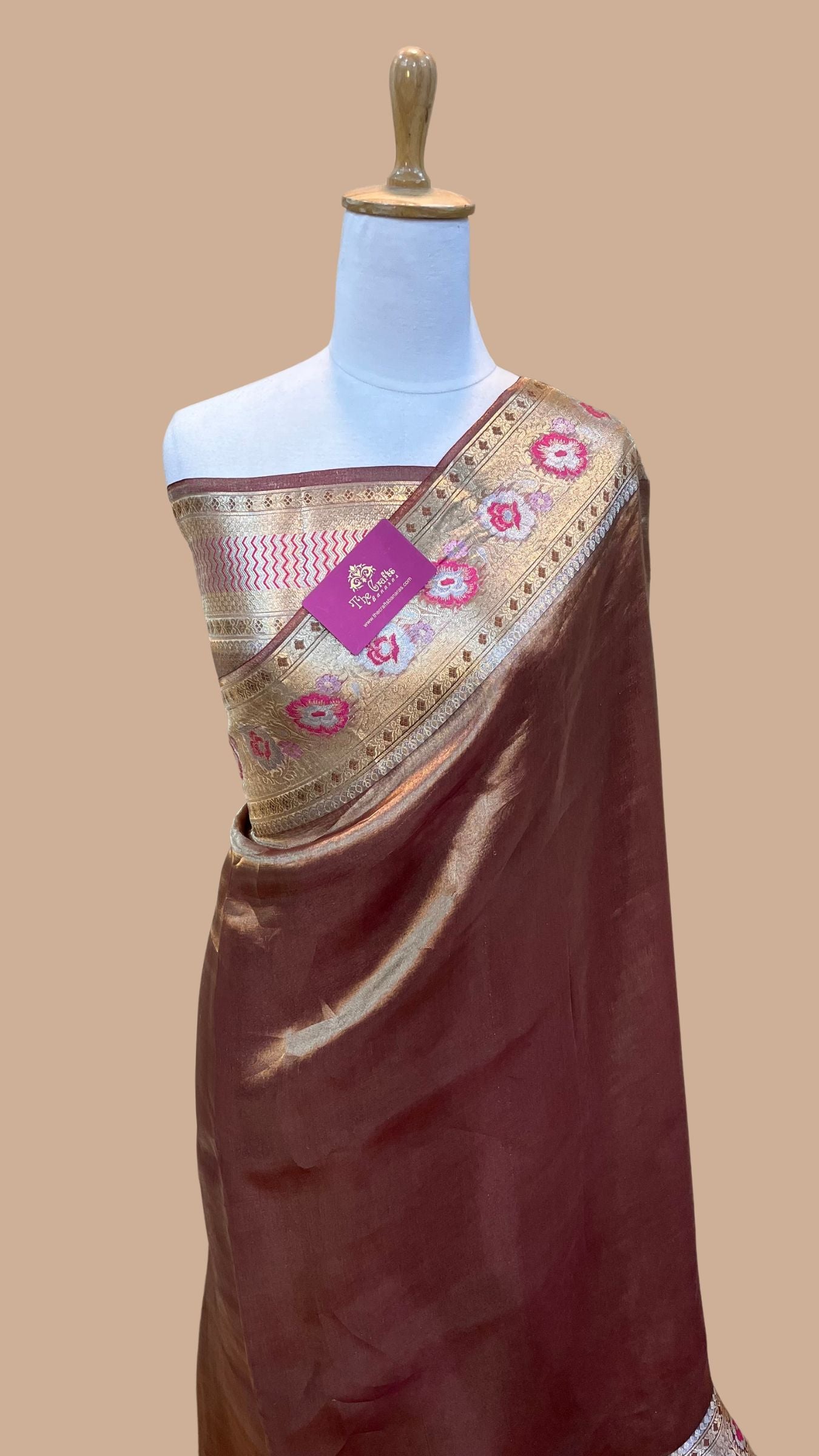 Pure Kora Tissue Silk Banarasi Saree