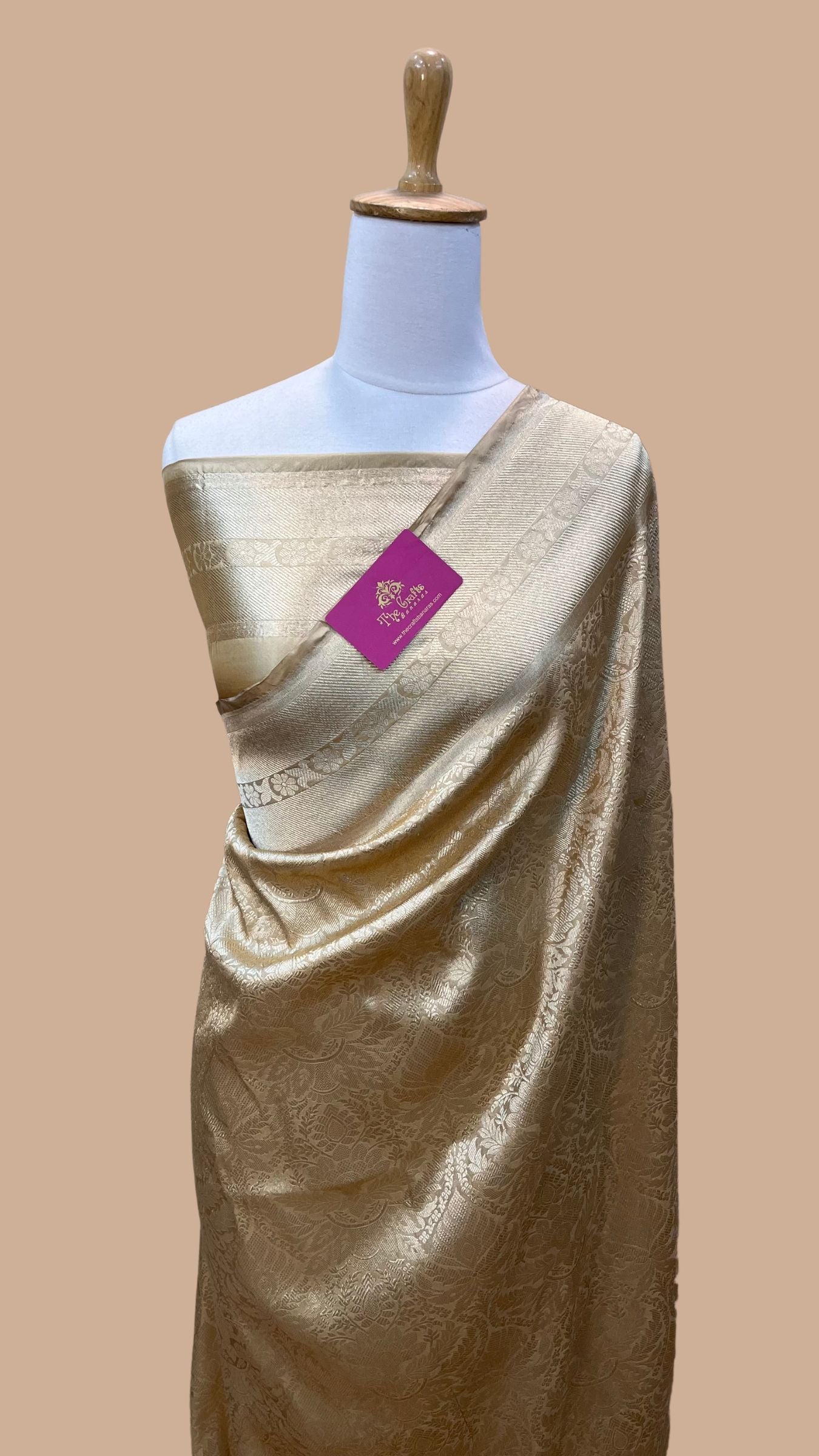 Pure Katan Silk Handloom Banarasi Saree - Tanchui Brocade