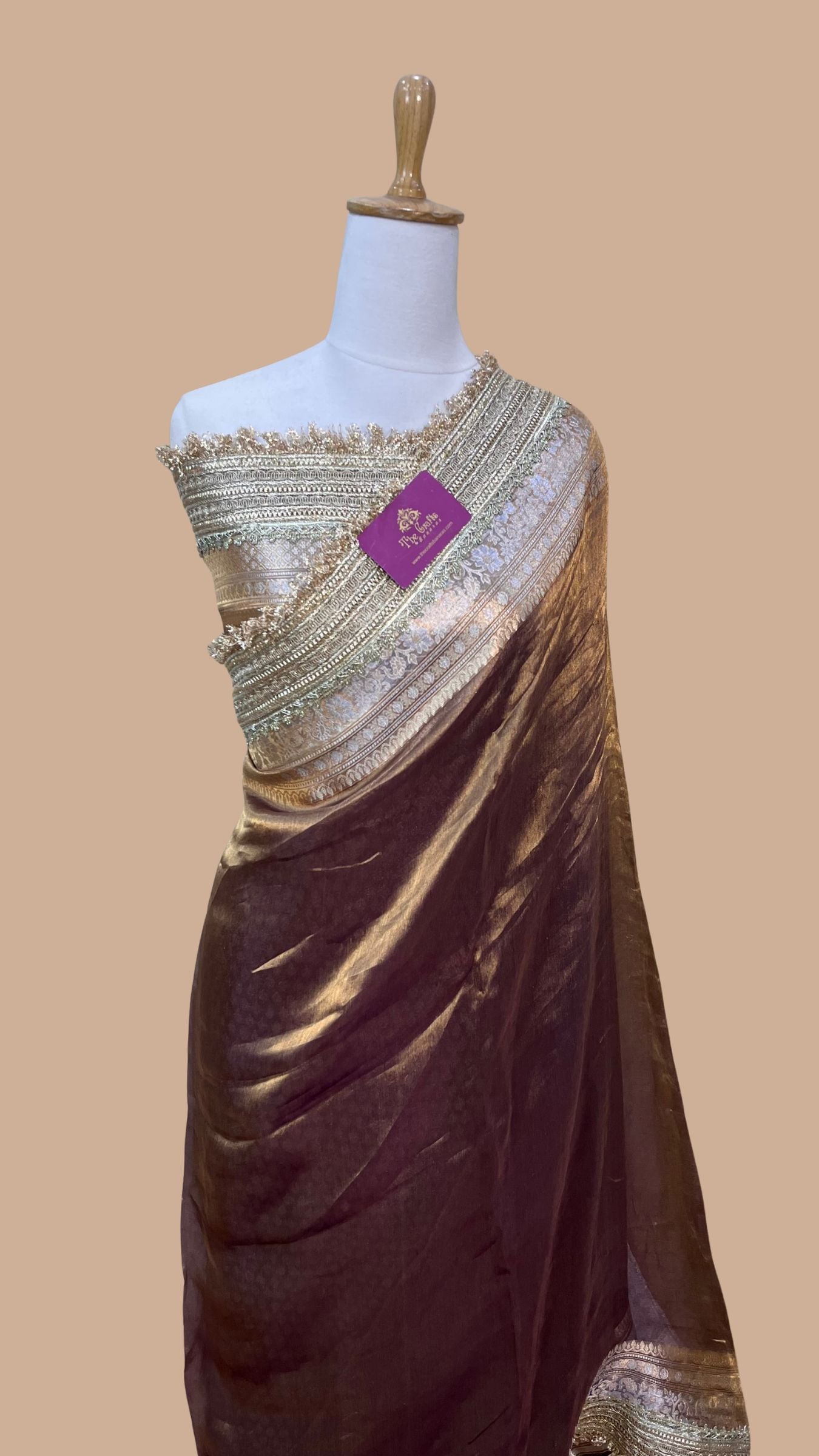 Pure Kora Tissue Silk Banarasi Saree