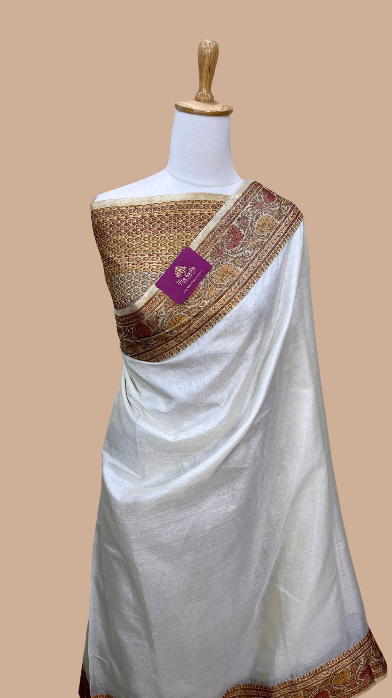 Pure Butter Crepe Banarasi Saree