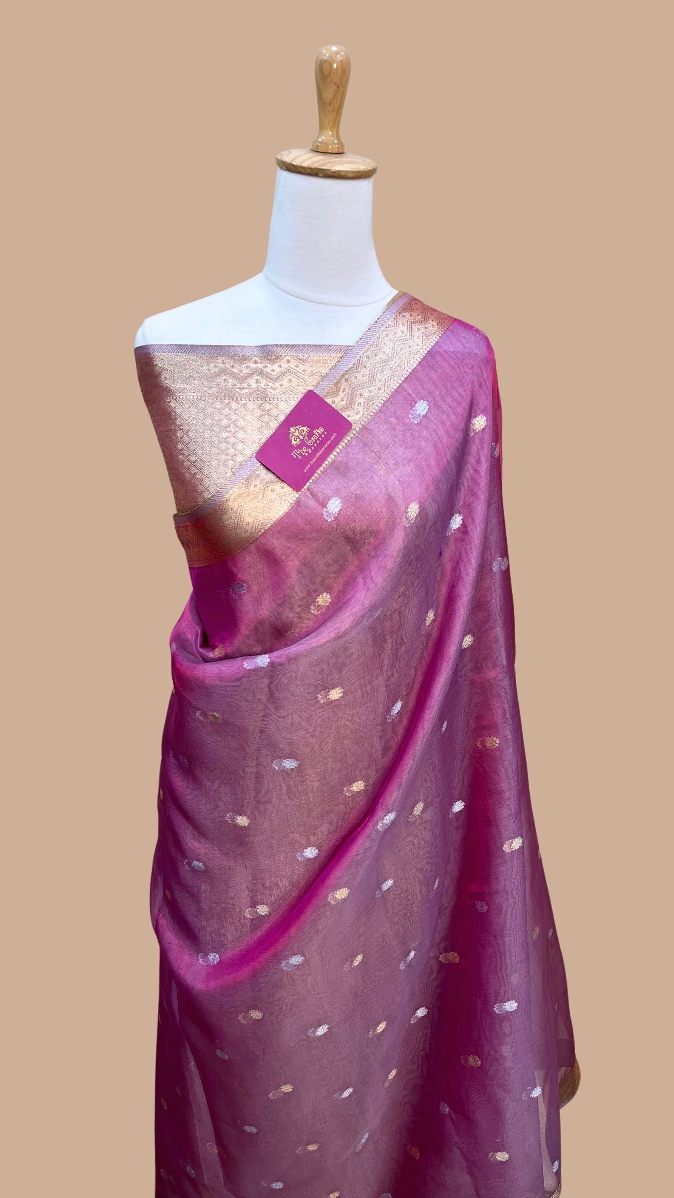 Pure Kora Tissue Silk Banarasi Saree
