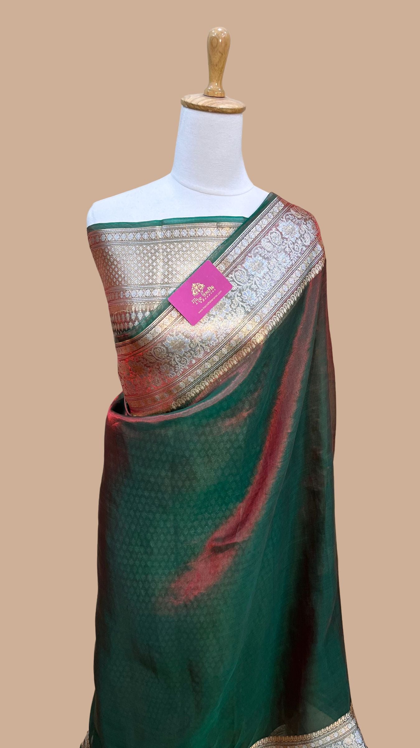 Pure Kora Tissue Silk Banarasi Saree