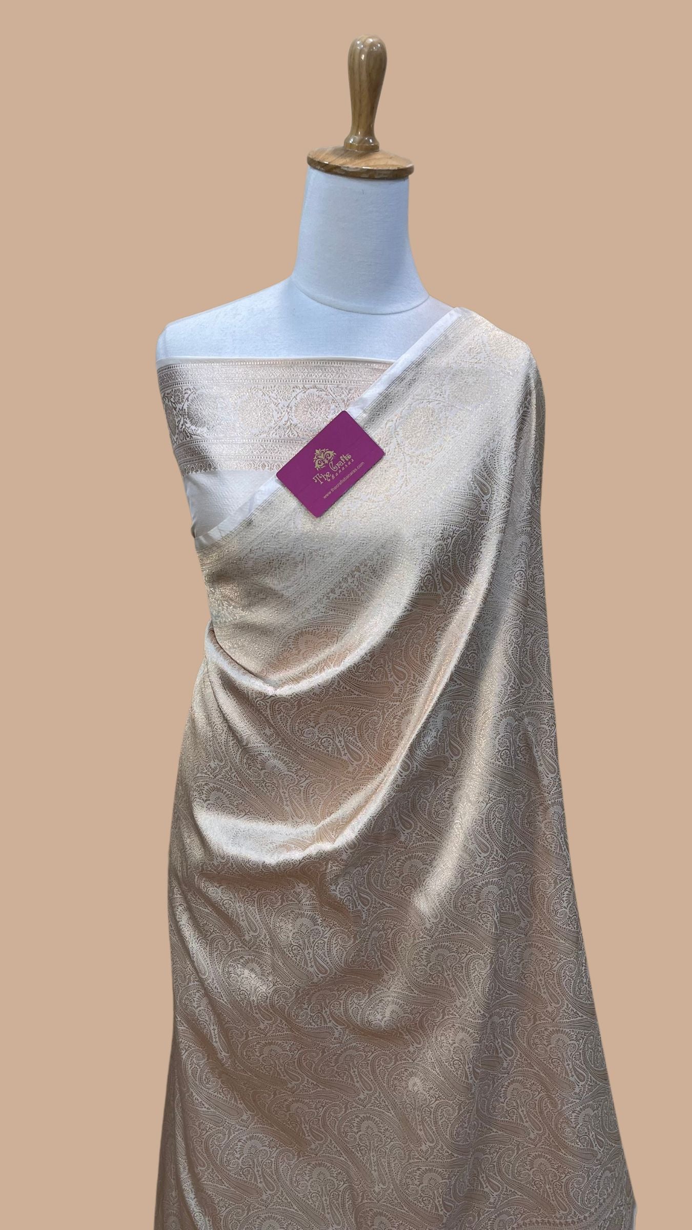 Pure Katan Silk Handloom Banarasi Saree - Tanchui Brocade