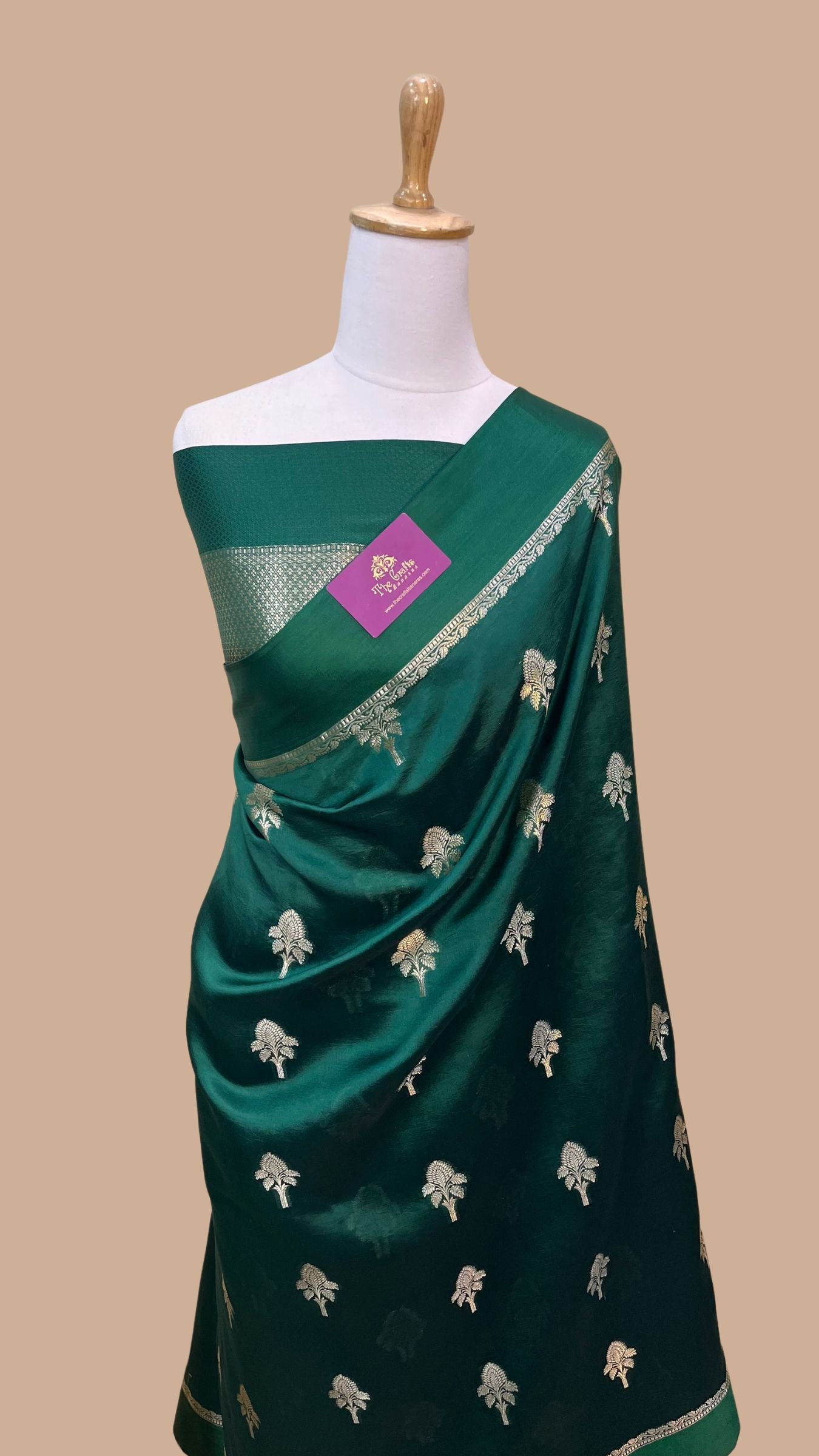 Pure Mango Silk Banarasi Saree