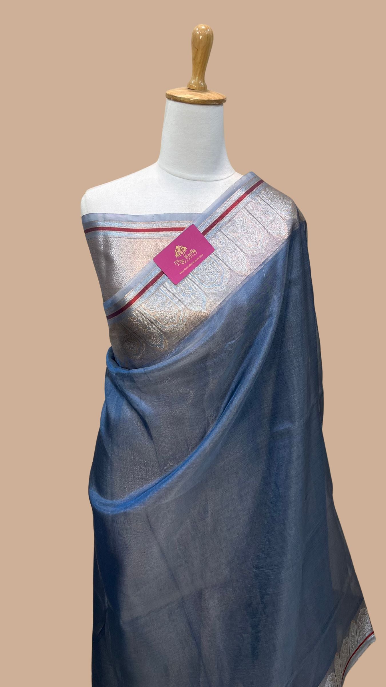 Pure Kora Silk Handloom Banarasi Saree