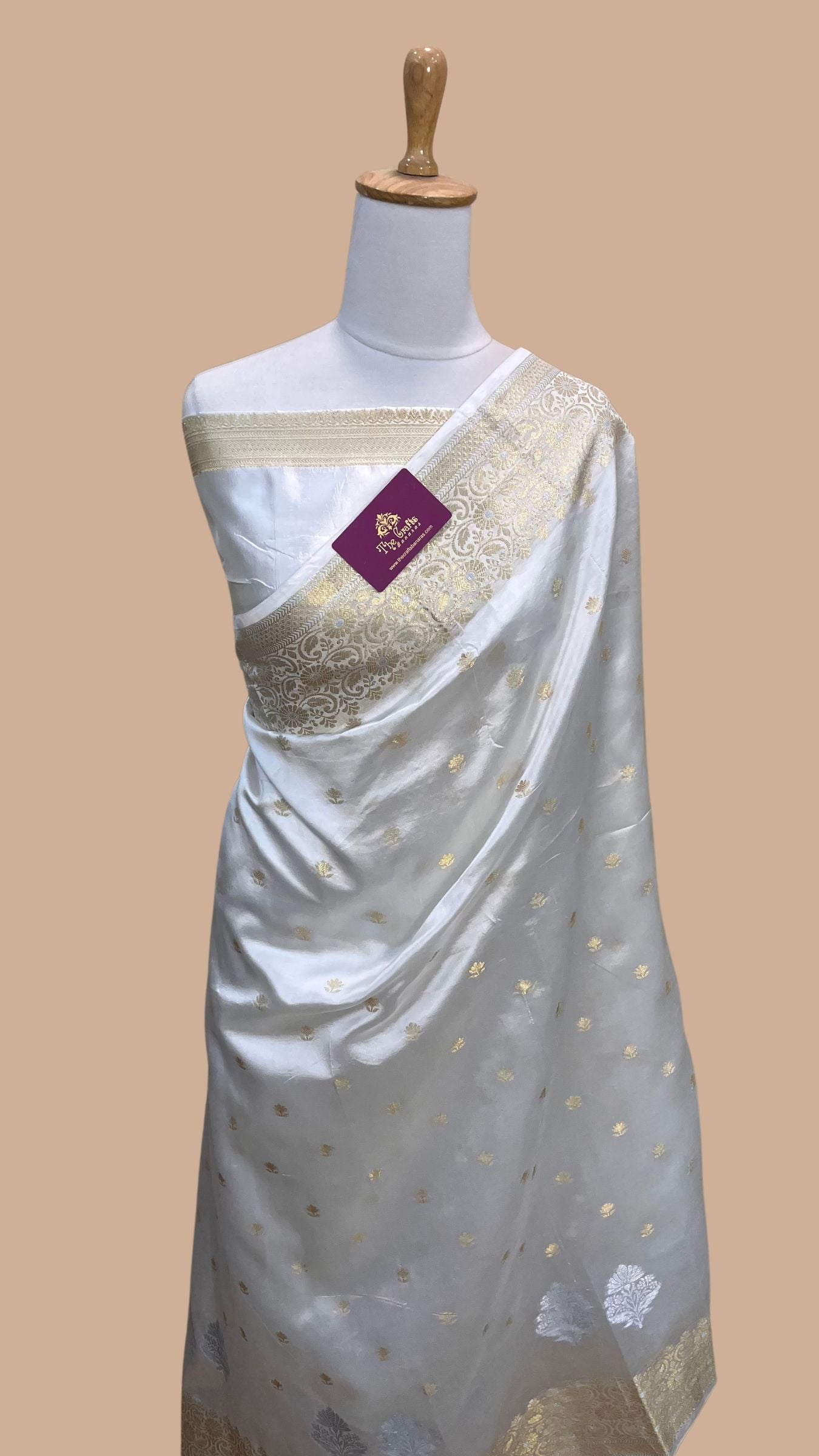 Pure Mango Silk Banarasi Saree