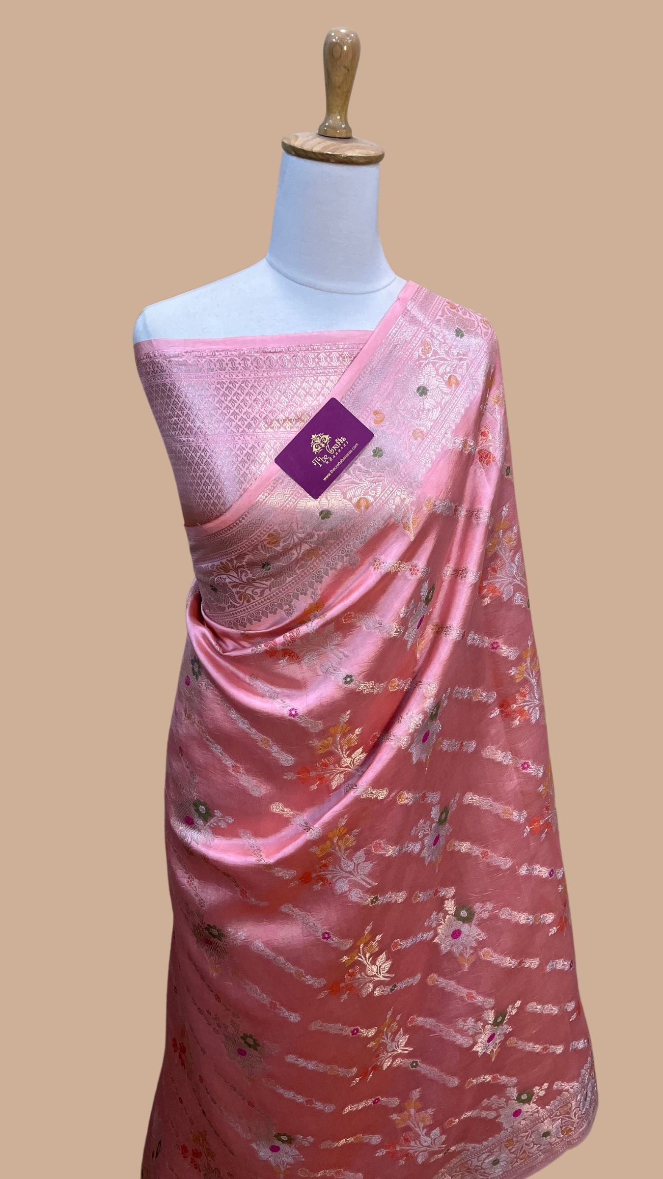 Pure Mango Silk Banarasi Saree