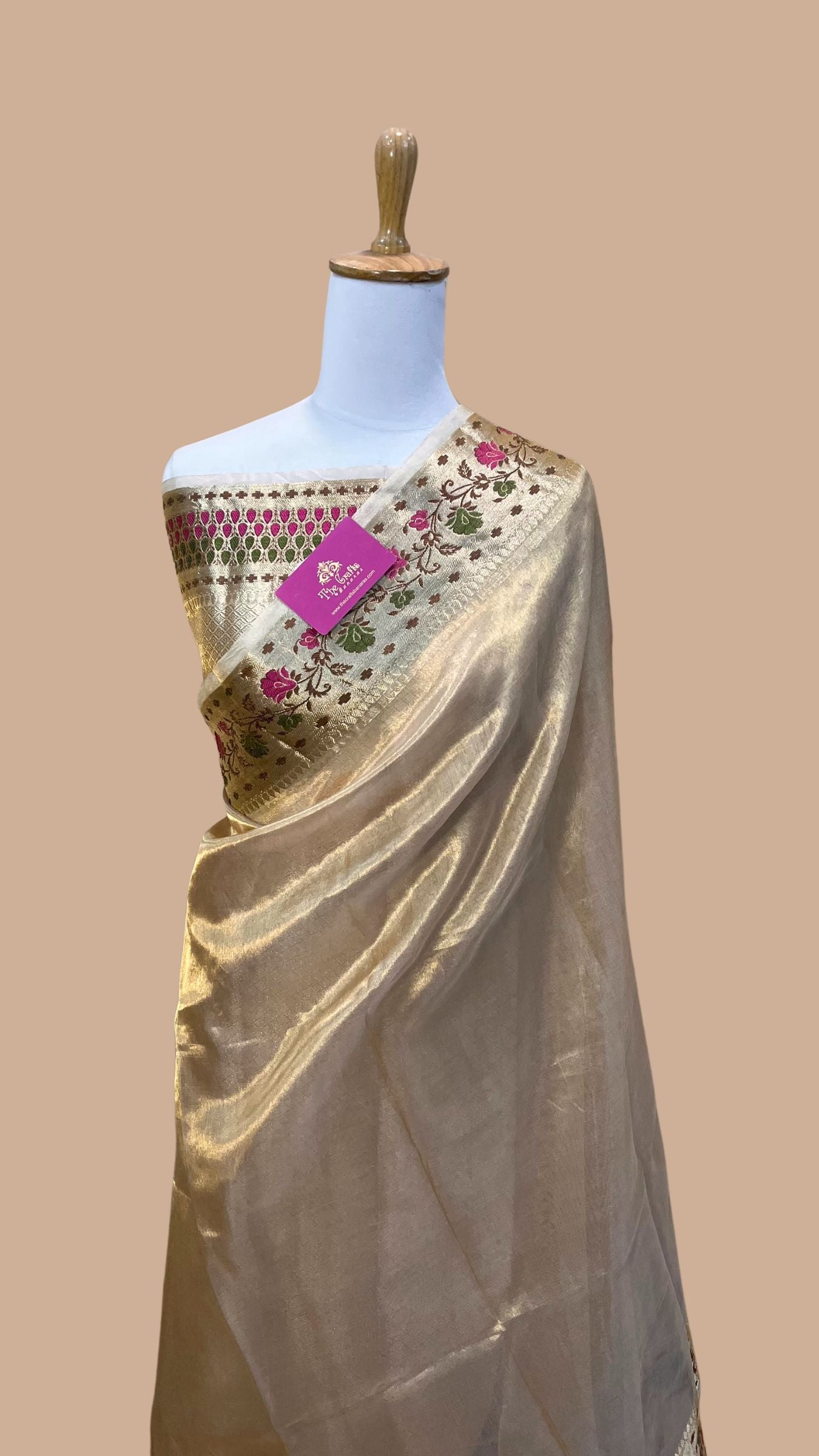 Pure Kora Tissue Silk Banarasi Saree