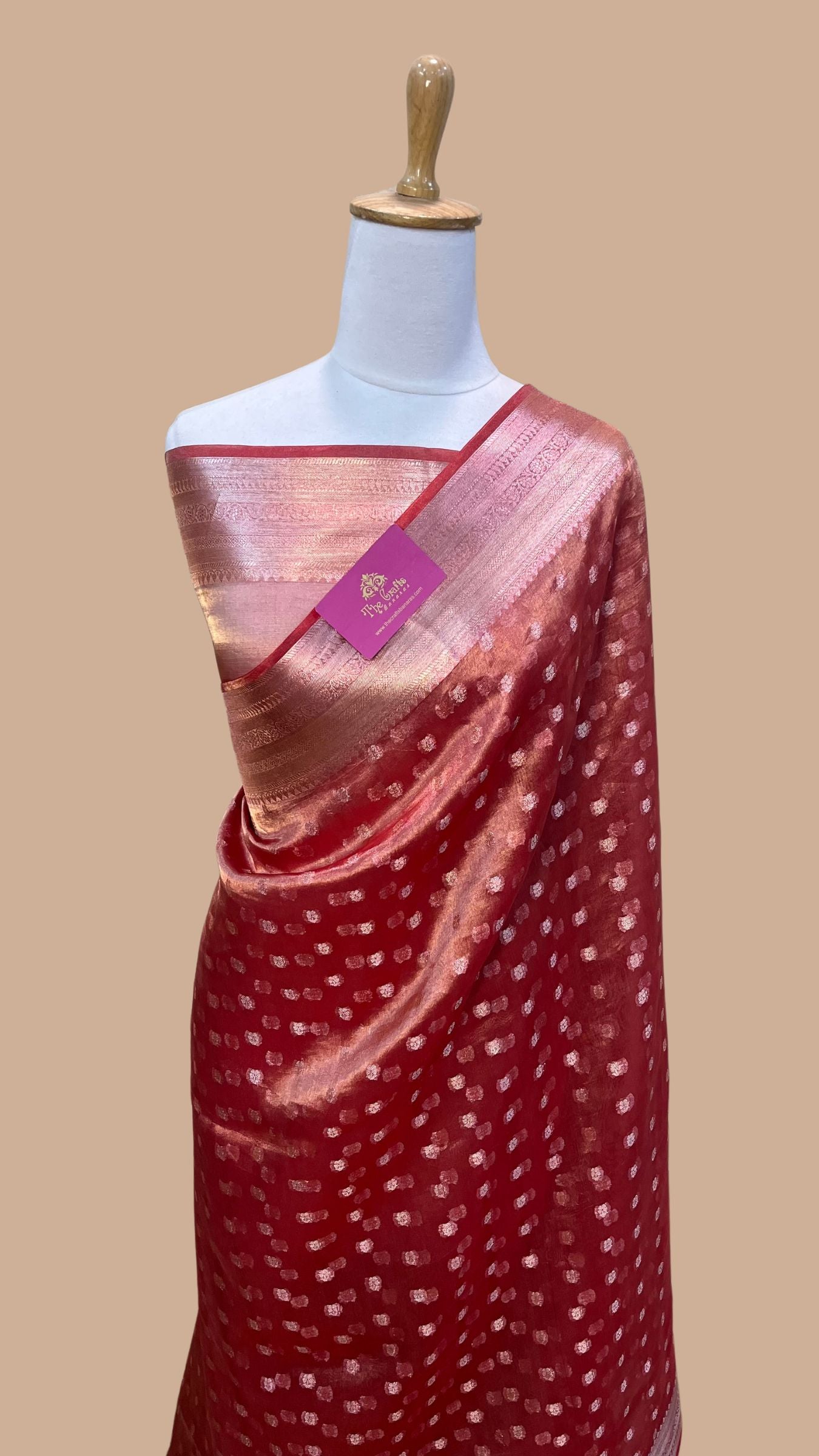 Pure Kora Silk Handloom Banarasi Saree