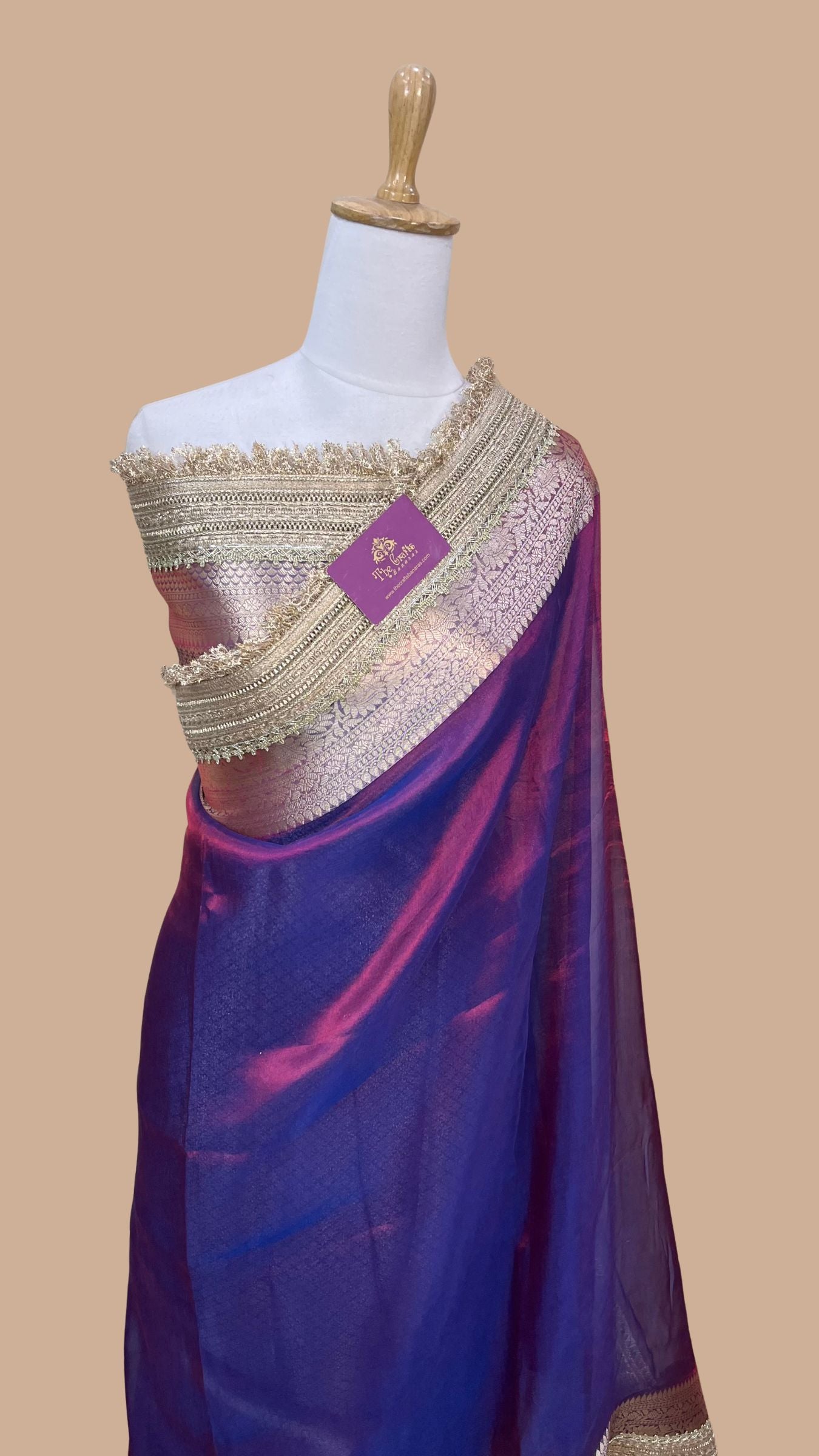 Pure Kora Tissue Silk Banarasi Saree