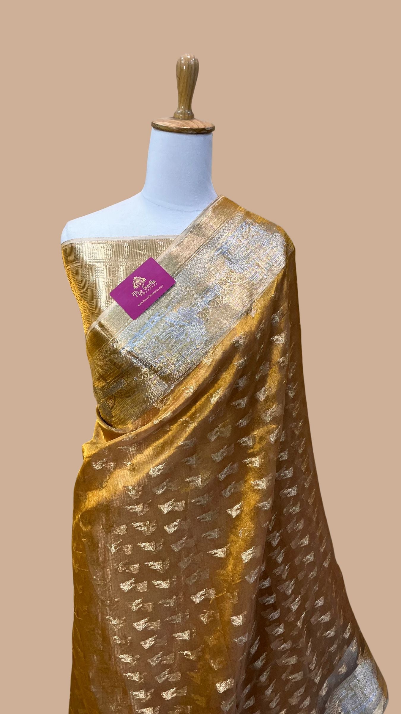 Pure Kora Tissue Silk Banarasi Saree