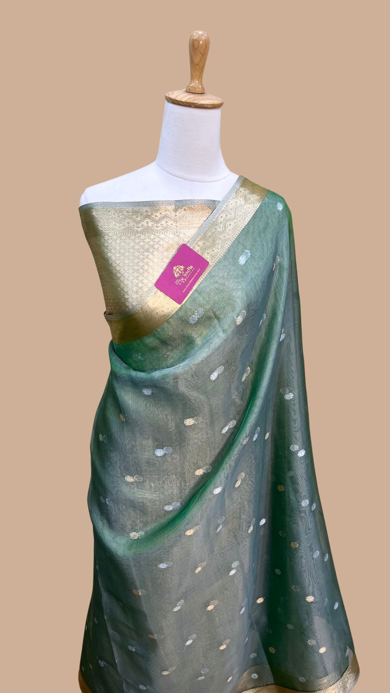 Pure Kora Tissue Silk Banarasi Saree