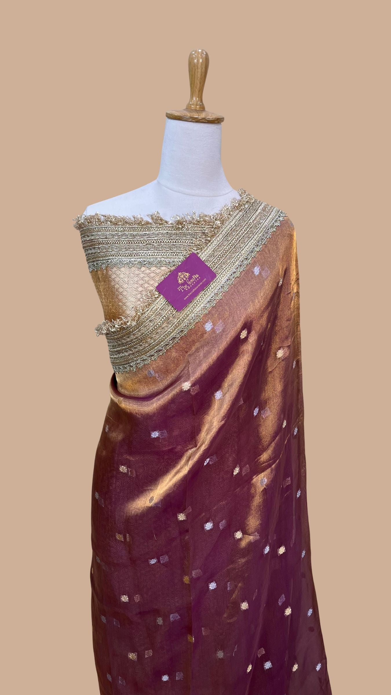 Pure Kora Tissue Silk Banarasi Saree