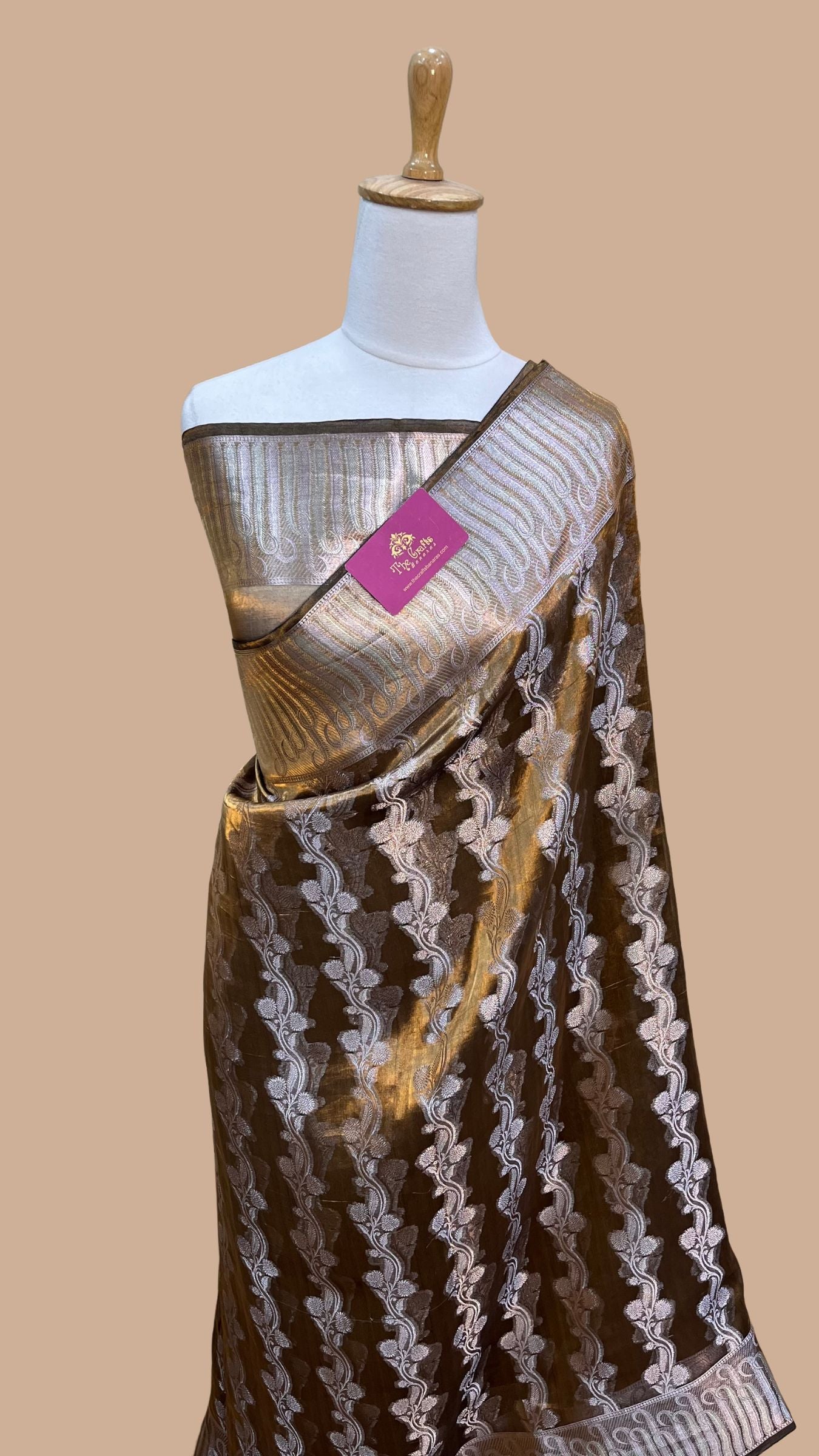Pure Kora Tissue Silk Banarasi Saree
